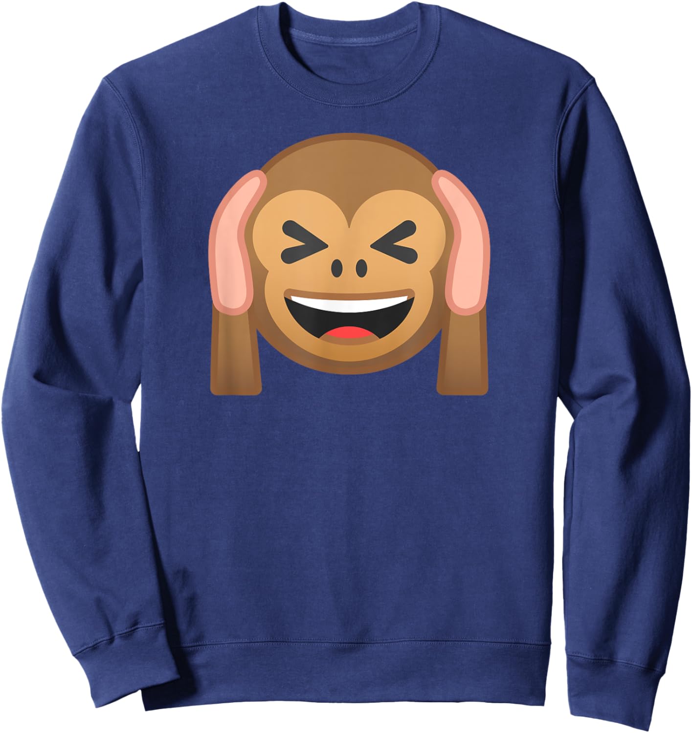 Hear No Evil Monkey Hear No Evil Sweatshirt - Sweatshirt | Navy