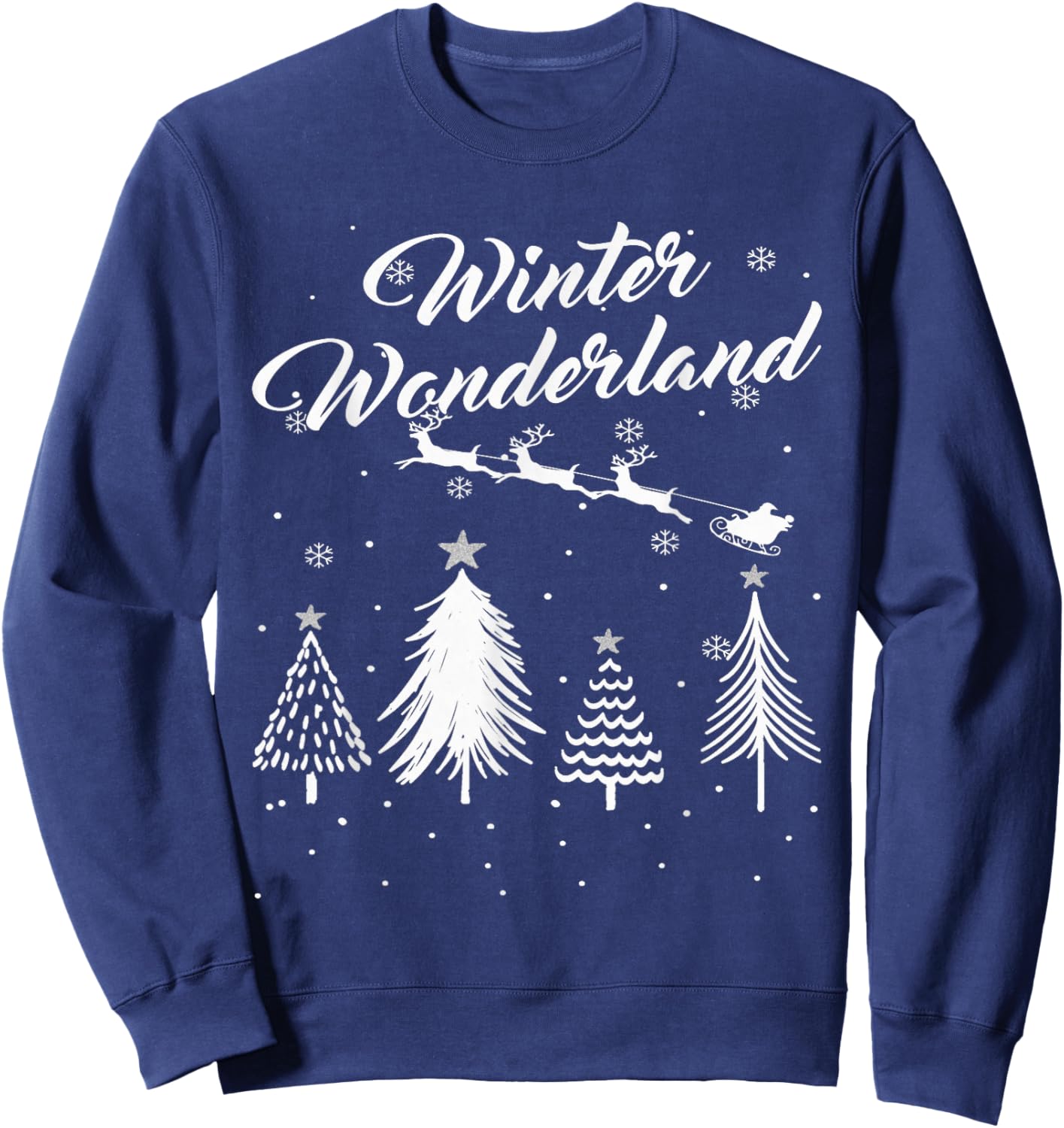 Winter Wonderland T Shirt My Christmas Pajama Family Xmas Sweatshirt - Sweatshirt | Navy