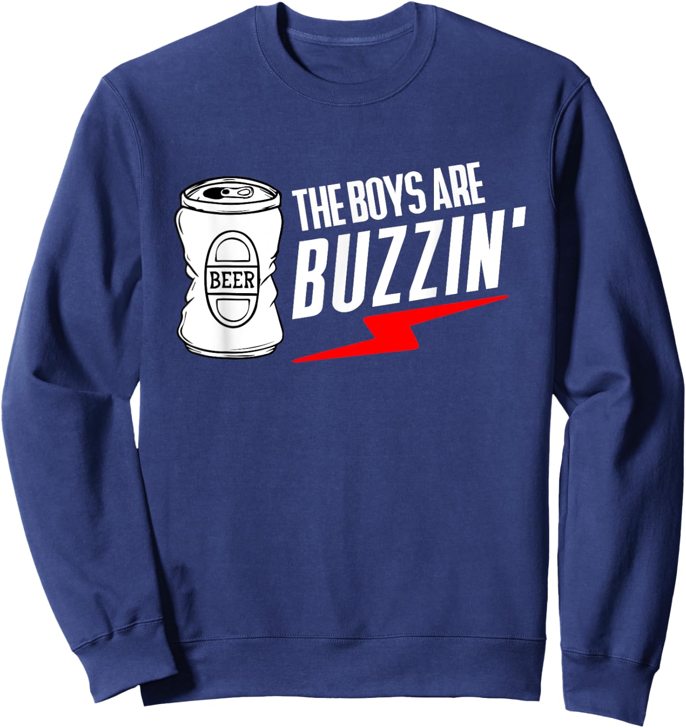 The Boys are Buzzin | Hanging with the Boys Sweatshirt - Sweatshirt | Navy