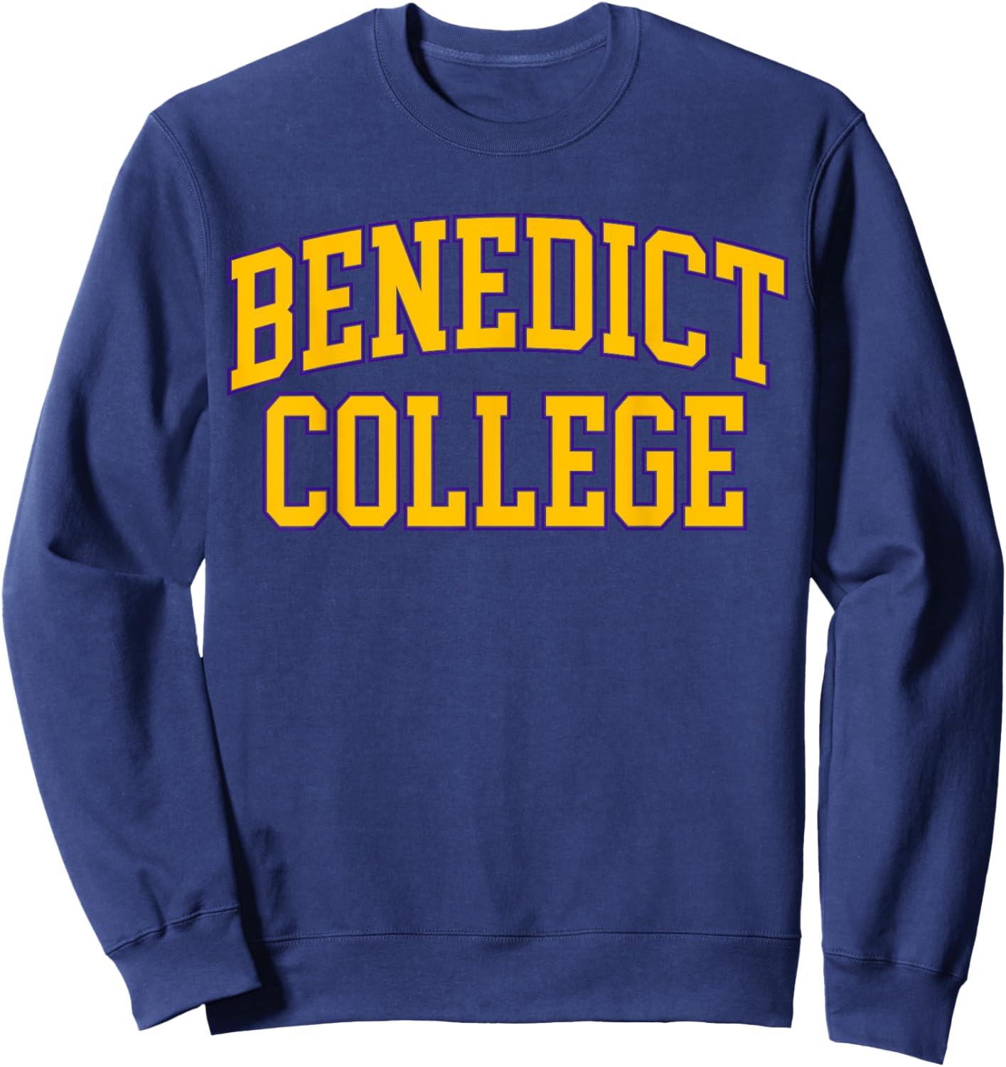 Benedict Vintage College Retro Men Women Sweatshirt - Sweatshirt | Navy