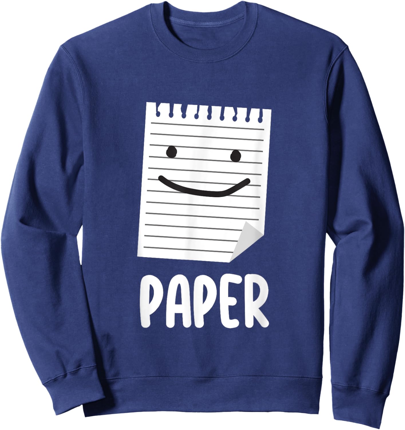 Funny Matching Shirt Rock Paper Scissors Costume Adult Kids Sweatshirt - Sweatshirt | Navy