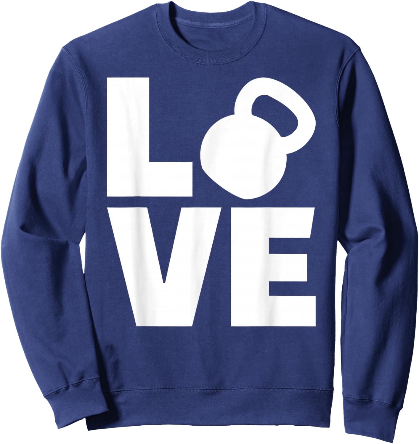 Kettlebell love Sweatshirt - Sweatshirt | Navy