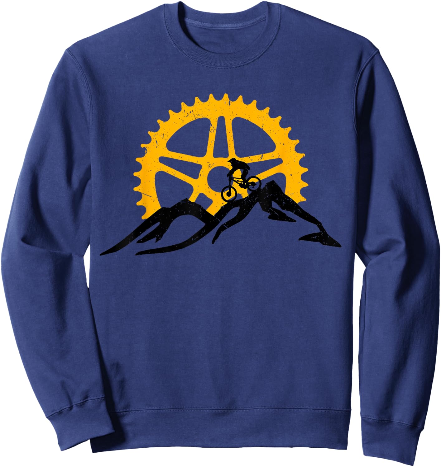 Mountain Bike - MTB Downhill Biking Shirt Gift Sweatshirt - Sweatshirt | Navy