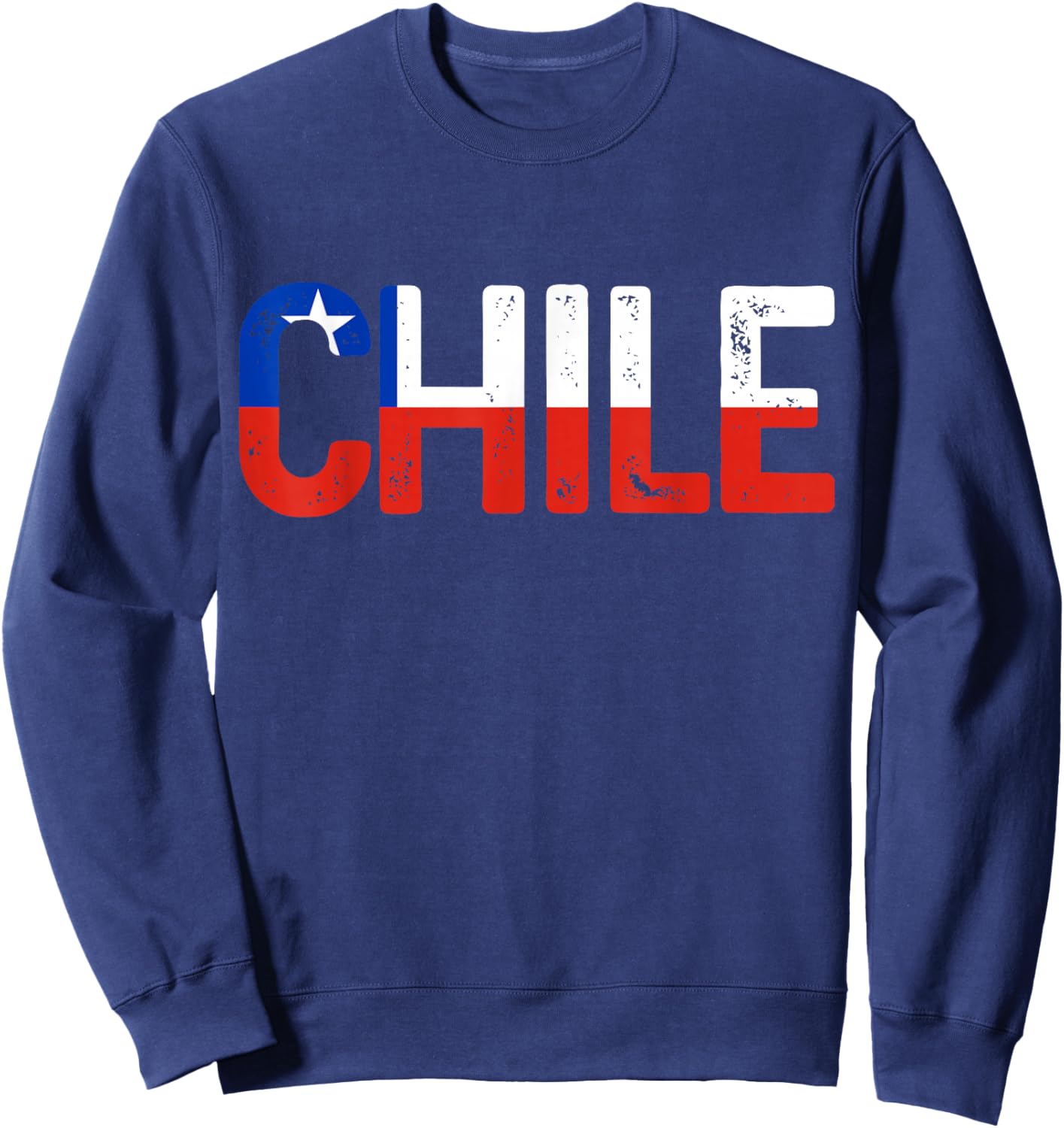 Chile Flag Sweatshirt - Sweatshirt | Navy