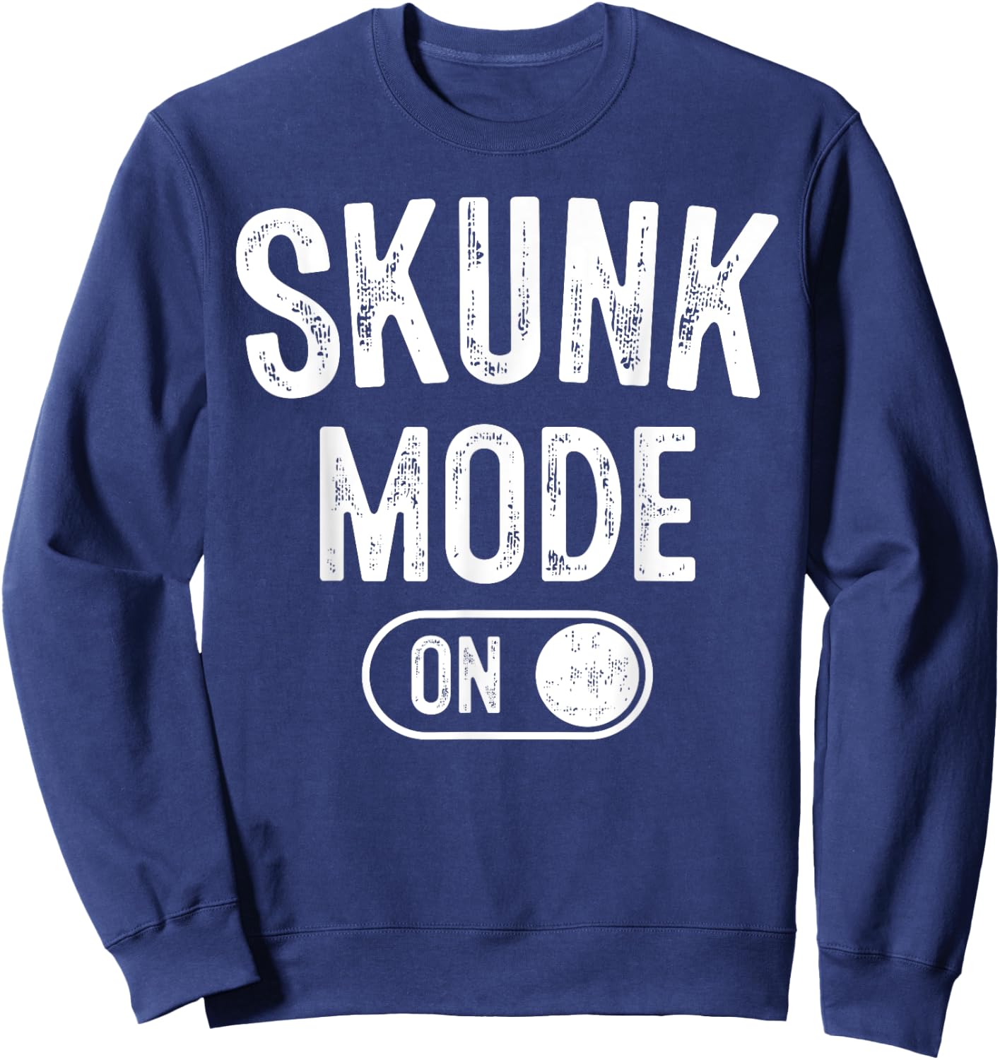 Skunk Mode On Costume Funny Scent Defender Gift Animal Lover Sweatshirt - Sweatshirt | Navy