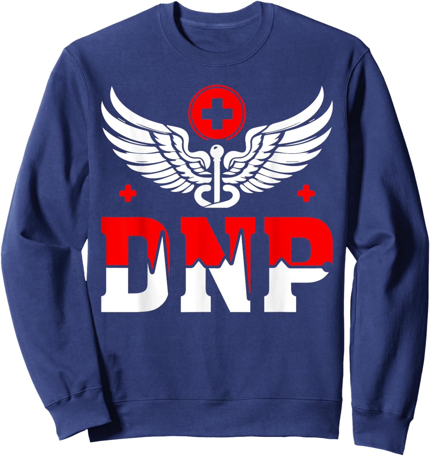 DNP Emblem Doctor of Nursing Practice Gifts Women Sweatshirt - Sweatshirt | Navy