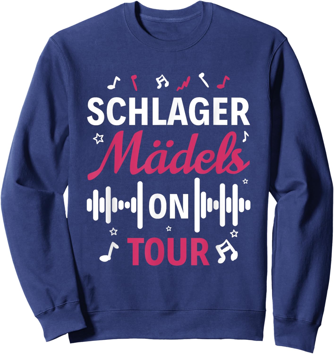 Deutscher Schlager Mädels On Tour Sweatshirt - Sweatshirt | Navy