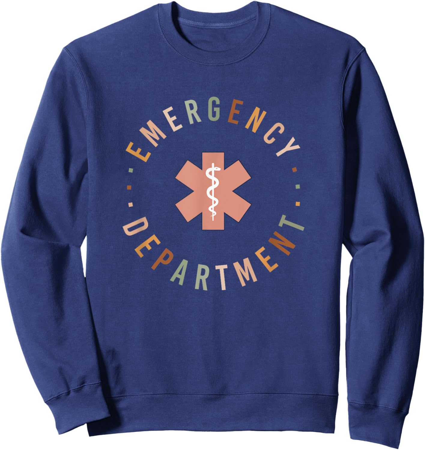 Emergency Department ER ED Emergency Room Nurse Trauma Nurse Sweatshirt - Sweatshirt | Navy