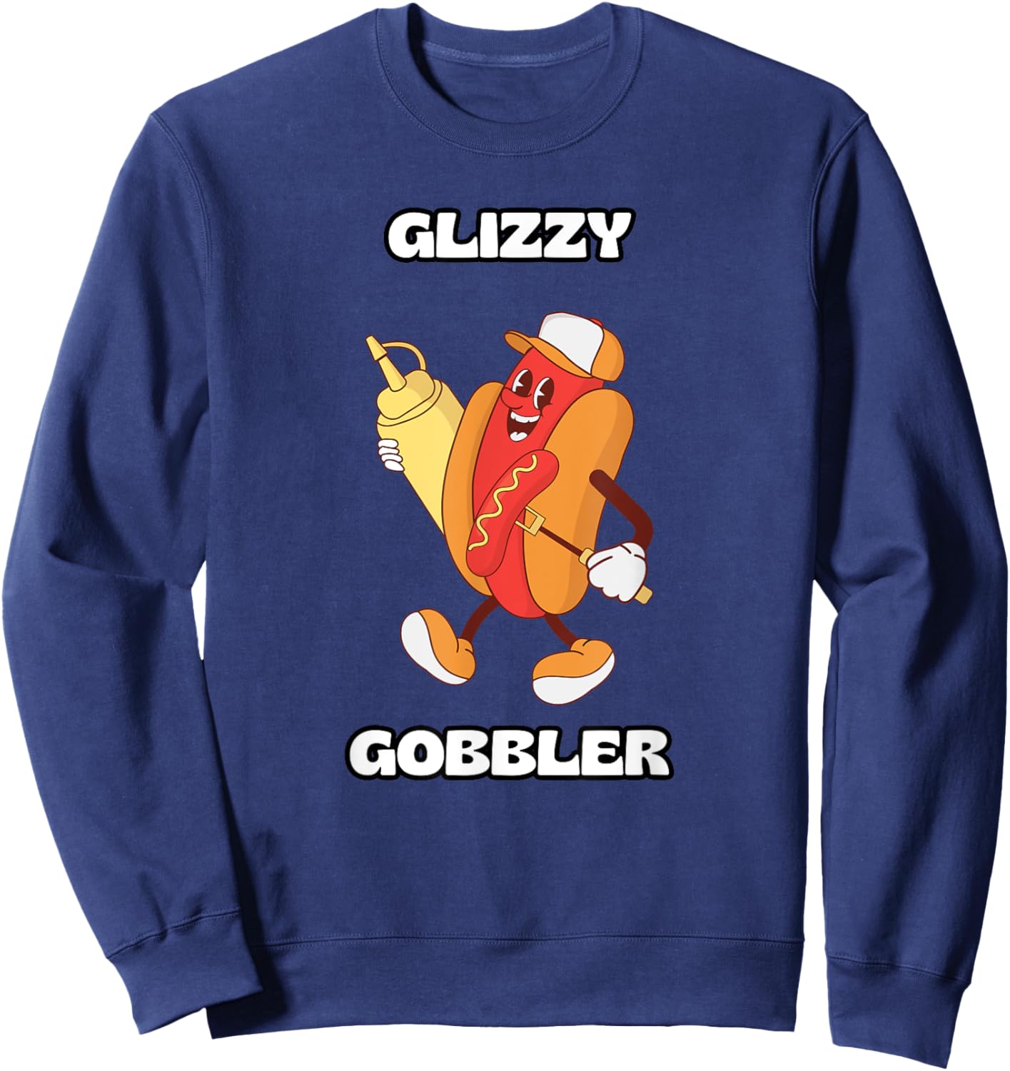 Glizzy Gobbler Sweatshirt - Sweatshirt | Navy