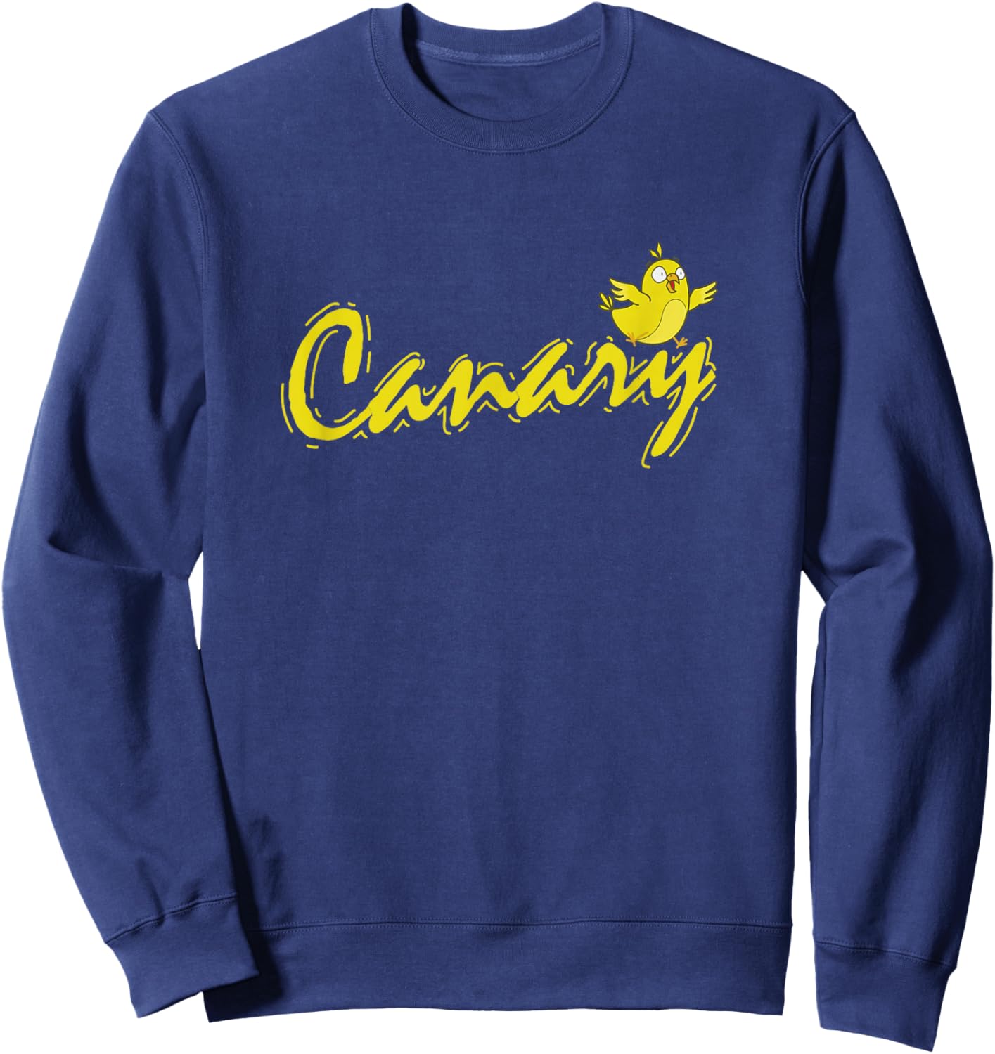 Canary Bird yellow and cute Sweatshirt - Sweatshirt | Navy