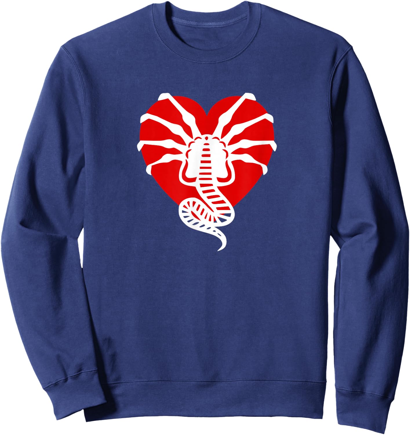 Xenomorph Love Sweatshirt - Sweatshirt | Navy