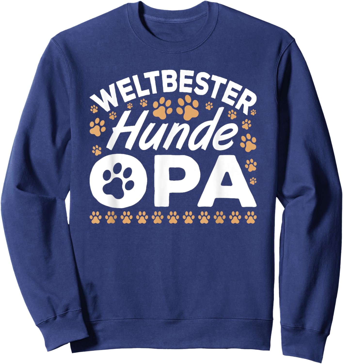 Weltbester Hunde Opa Hundebesitzer Hundefreund Hund Sweatshirt - Sweatshirt | Navy