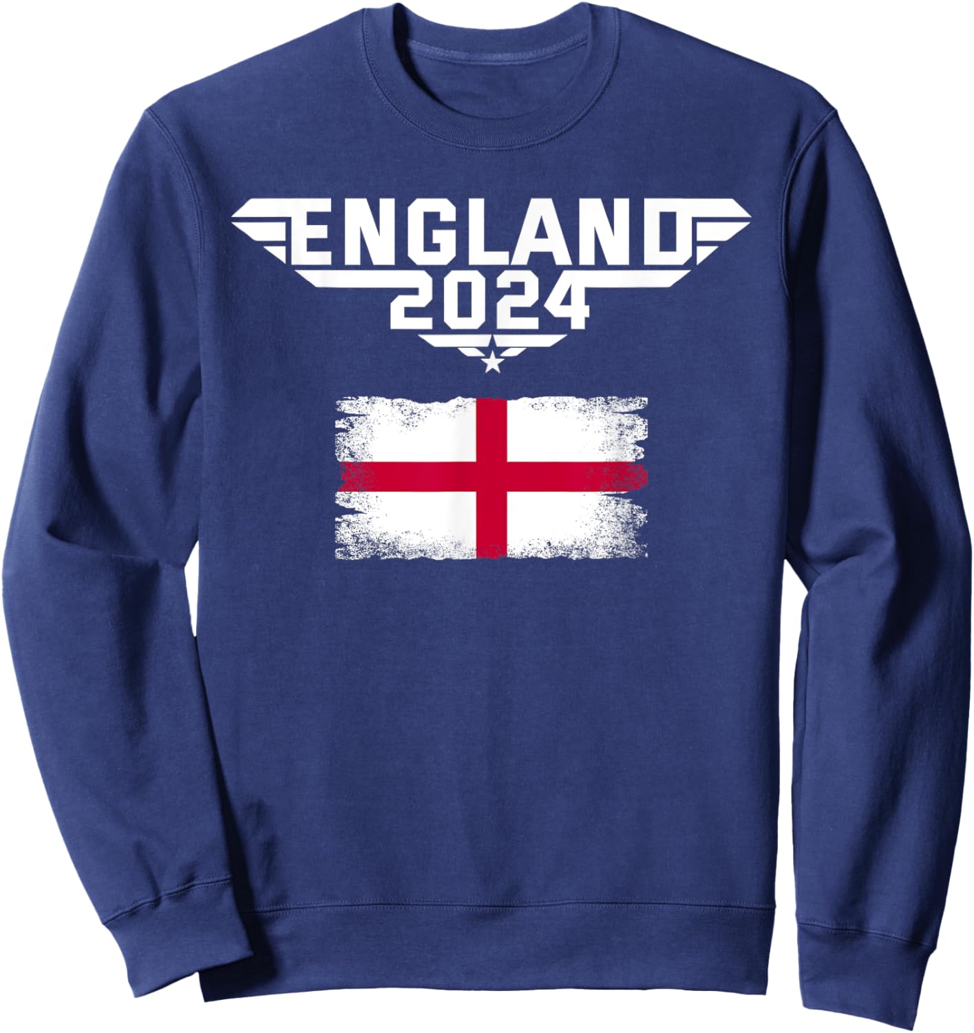 England 2024 Flag Sweatshirt - Sweatshirt | Navy