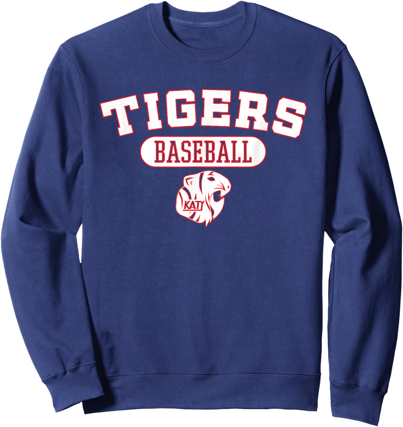 Katy Tigers Baseball Sweatshirt - Sweatshirt | Navy