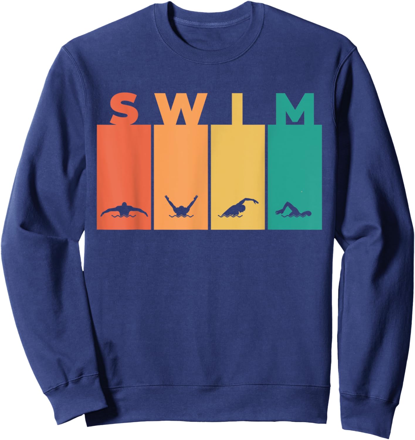 Cool Swimming Women Kids Swimmer Swim Instructor Sweatshirt - Sweatshirt | Navy