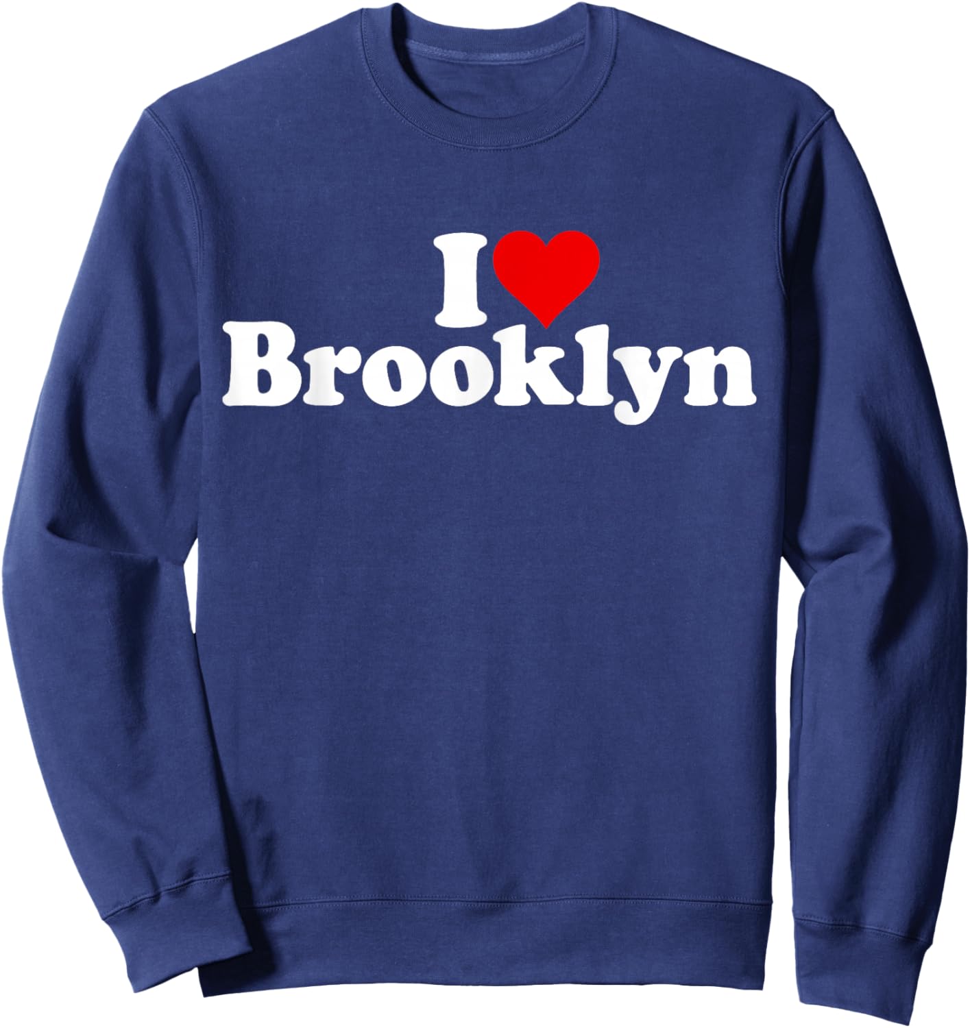 I Love Heart Brooklyn Sweatshirt - Sweatshirt | Navy