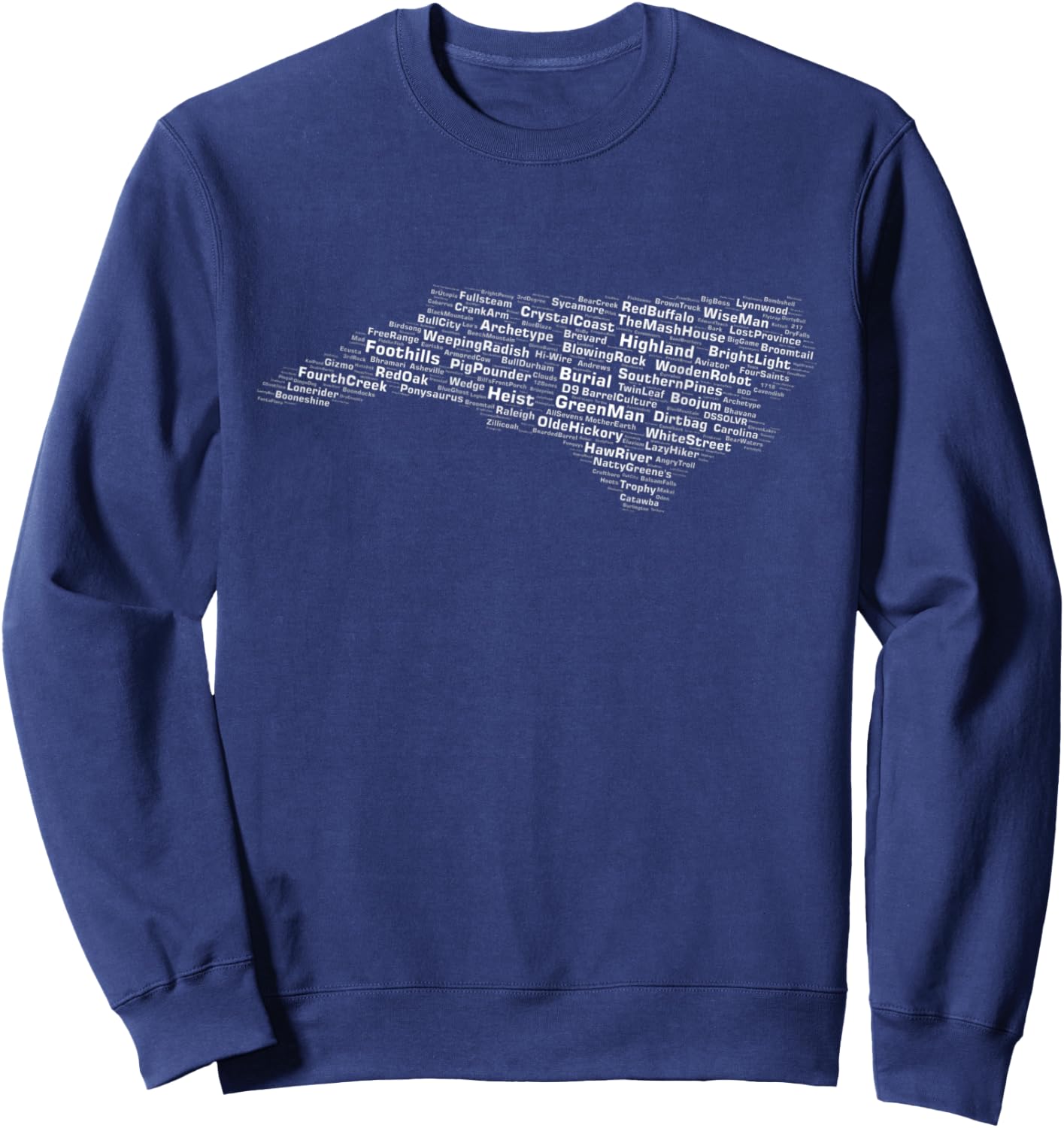 North Carolina Breweries Sweatshirt - Sweatshirt | Navy