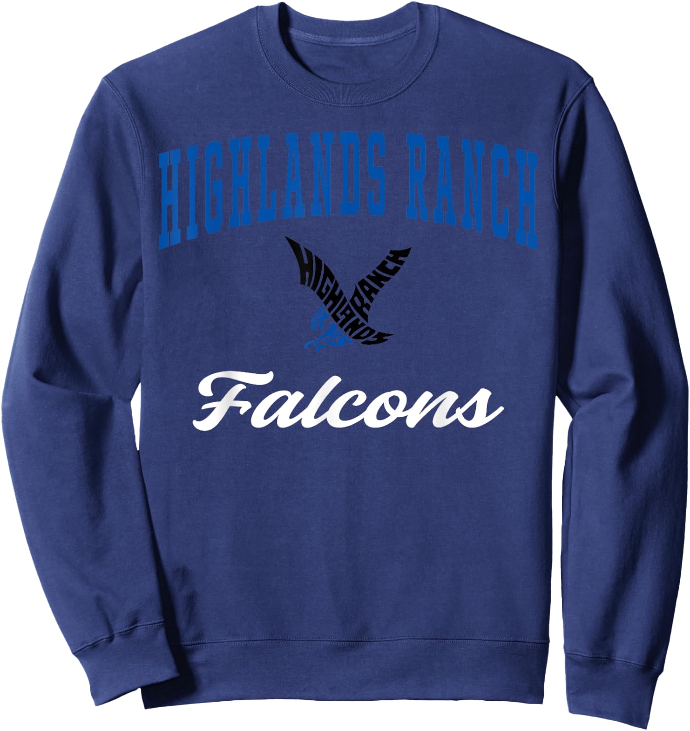 Highlands Ranch High School Falcons C3 Sweatshirt - Sweatshirt | Navy