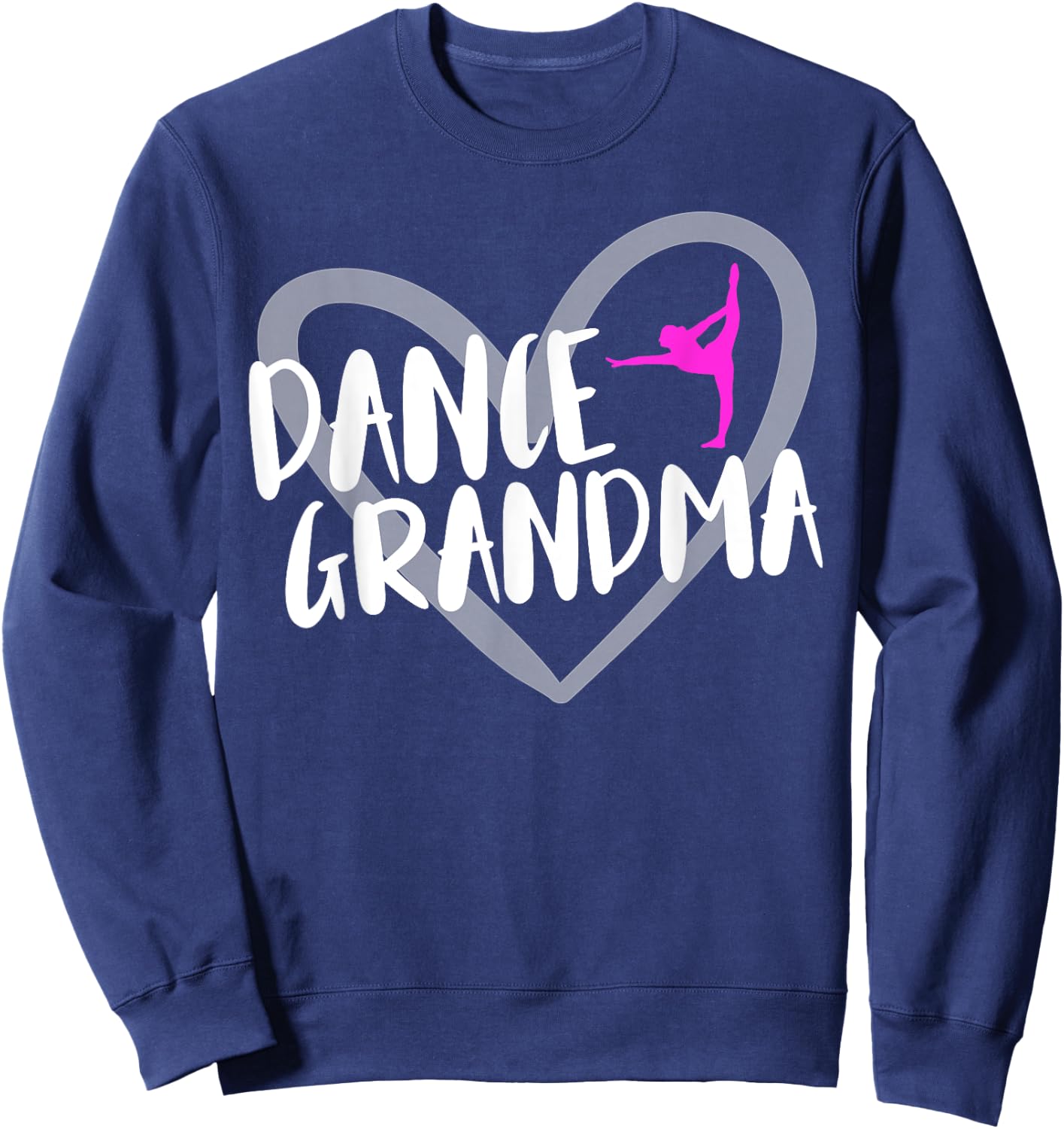 Dance Grandma Heart Sweatshirt - Sweatshirt | Navy
