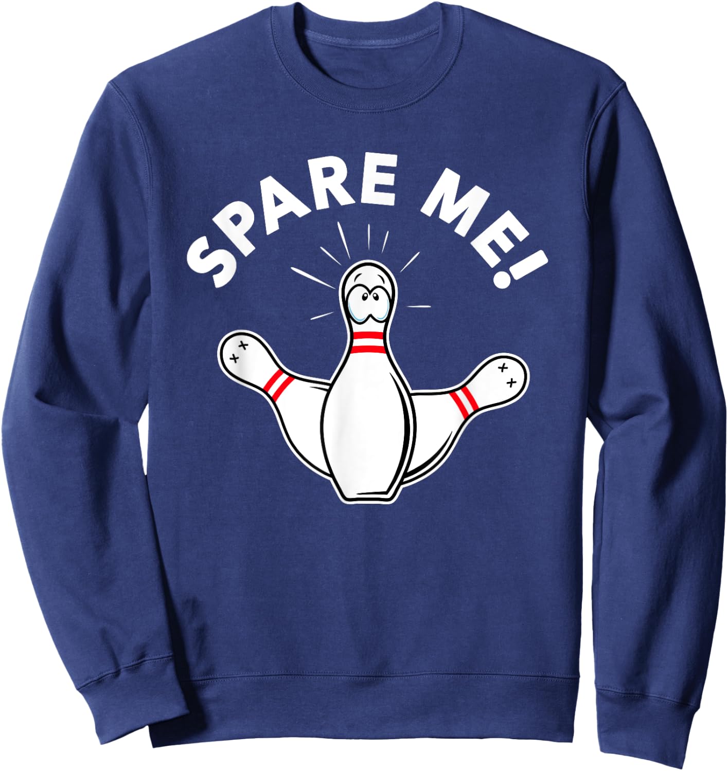 Cute Bowling Shirt For Kids Boys Or Girls - Spare Me Sweatshirt - Sweatshirt | Navy
