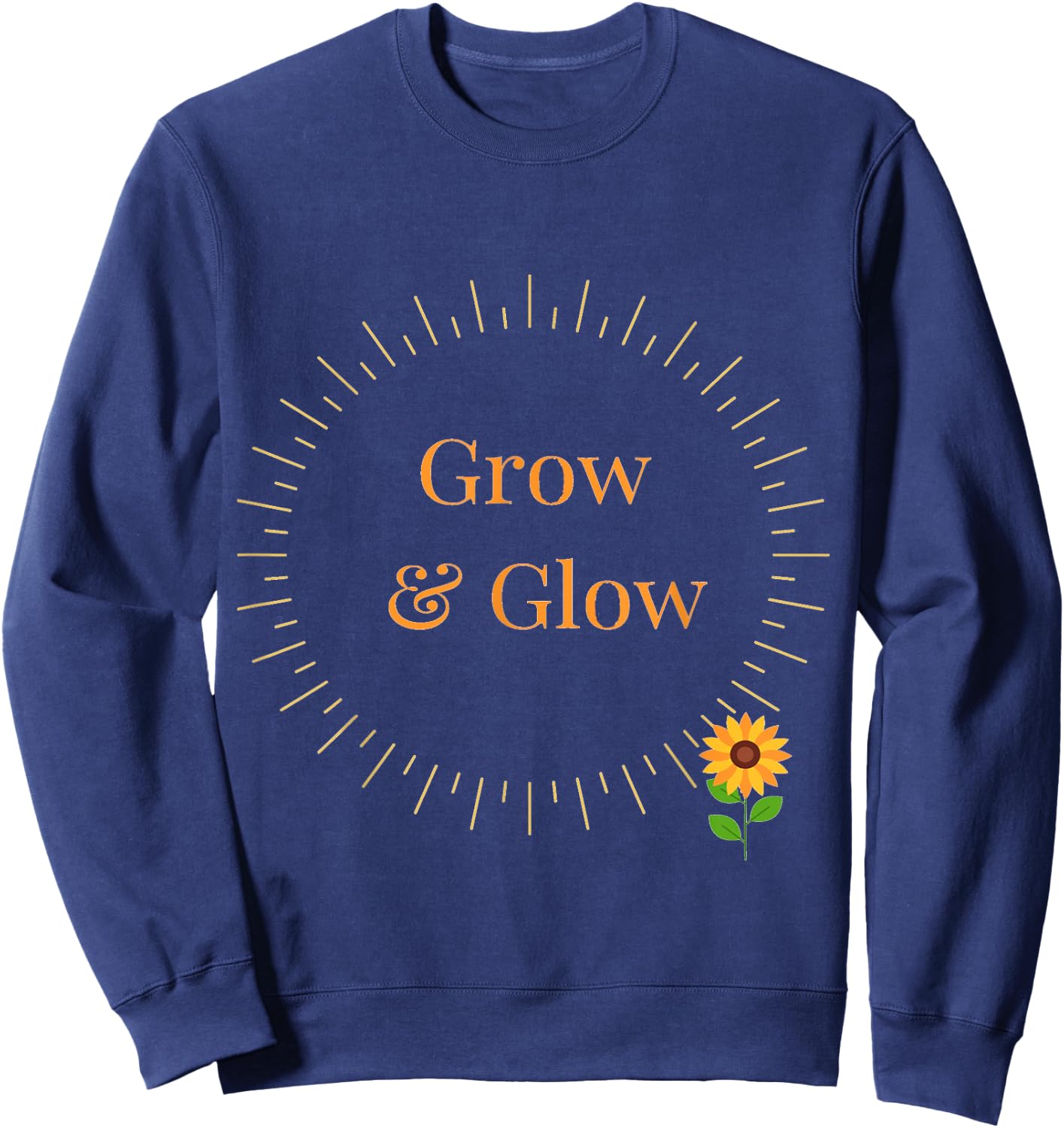 Grow & Glow Sweatshirt - Sweatshirt | Navy