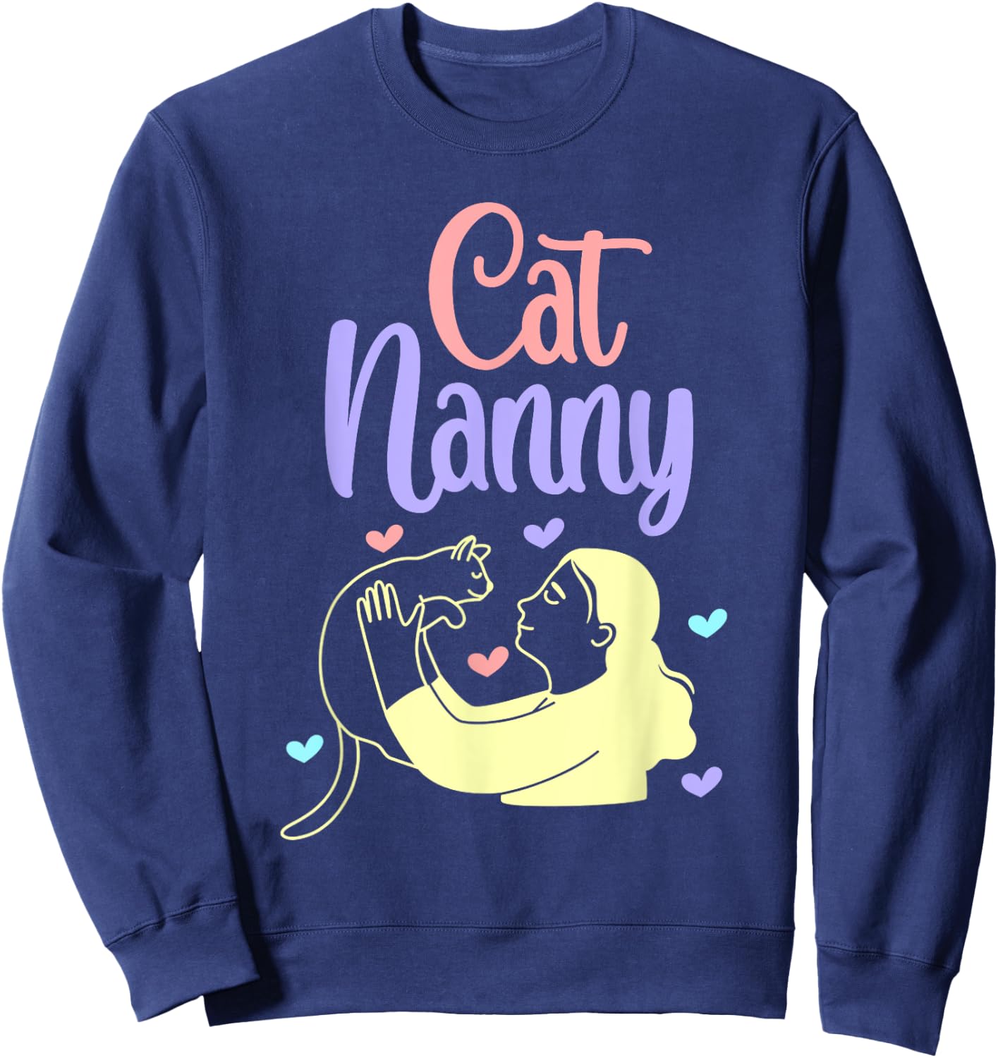 Pet Sitter and Dog Sitter for Cat Nanny Men Women Kids Sweatshirt - Sweatshirt | Navy