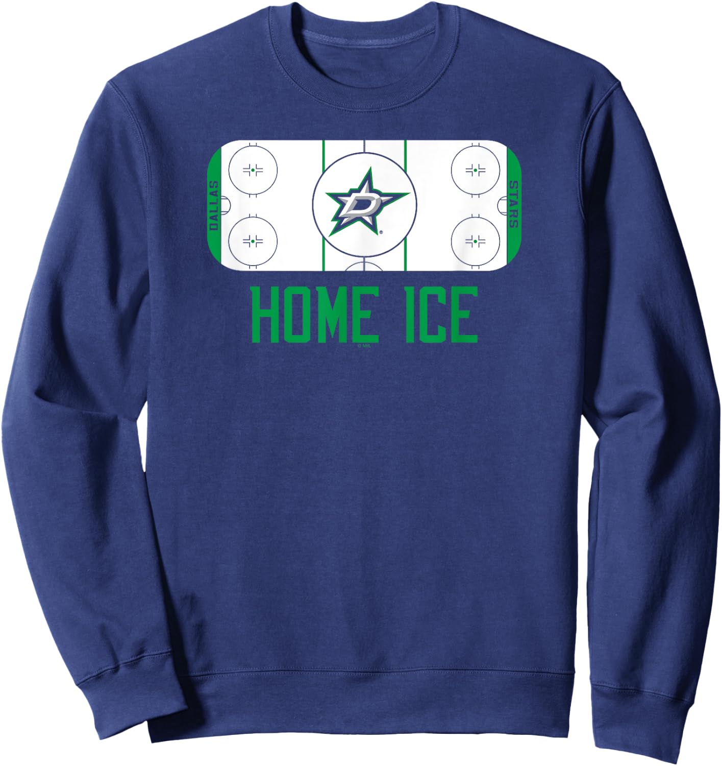 Dallas Stars Home Ice Black Officially Licensed Sweatshirt - Sweatshirt | Navy