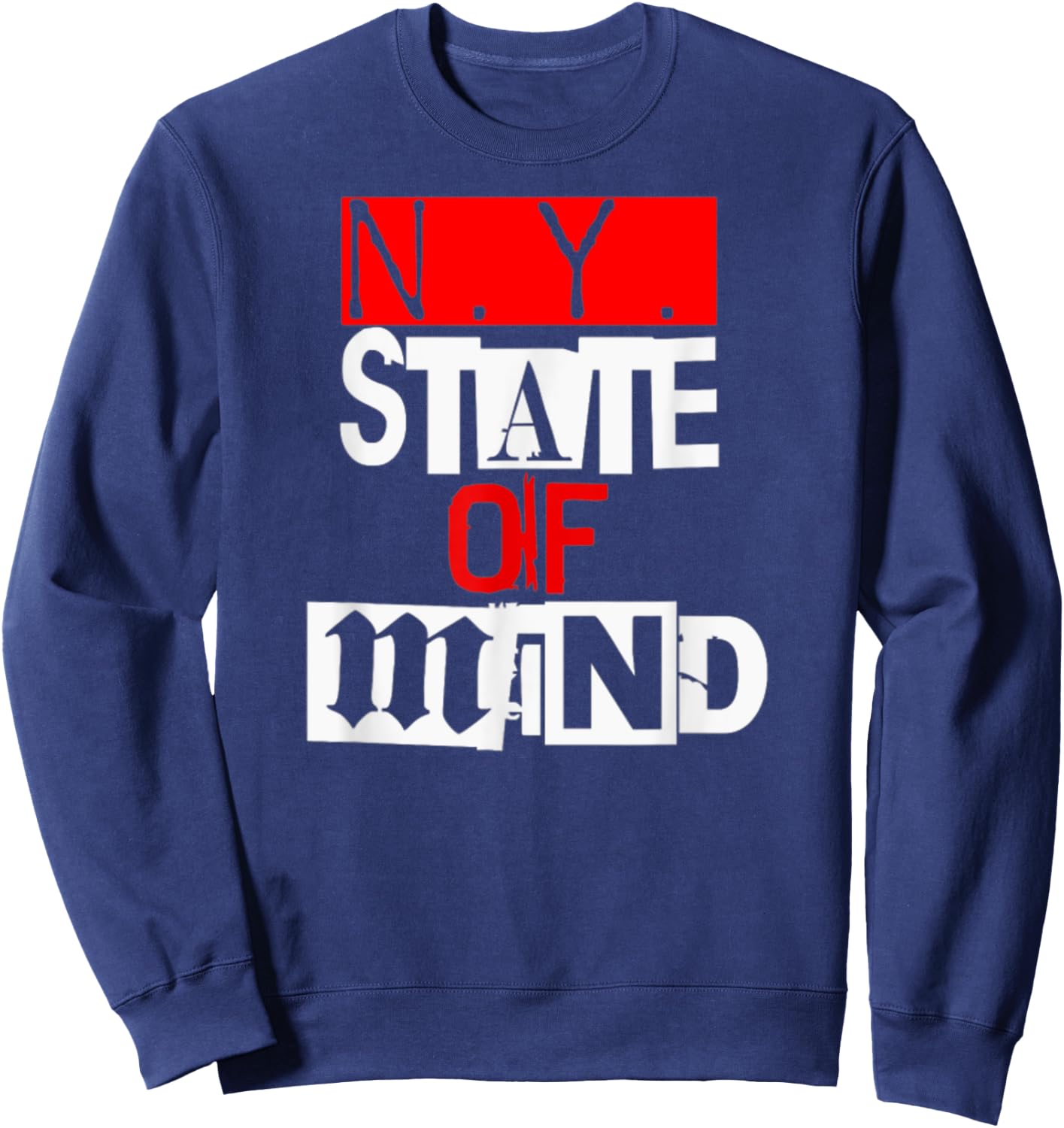 Ny State Of Mind Sweatshirt - Sweatshirt | Navy