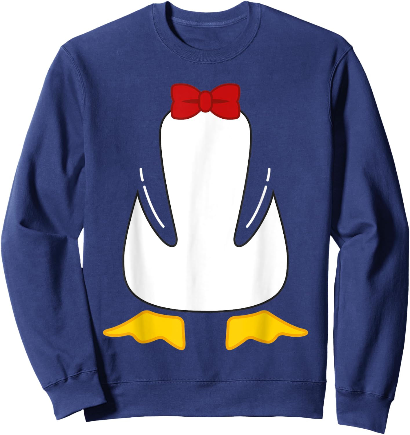 Funny Funky Penguin Body Sweatshirt - Sweatshirt | Navy