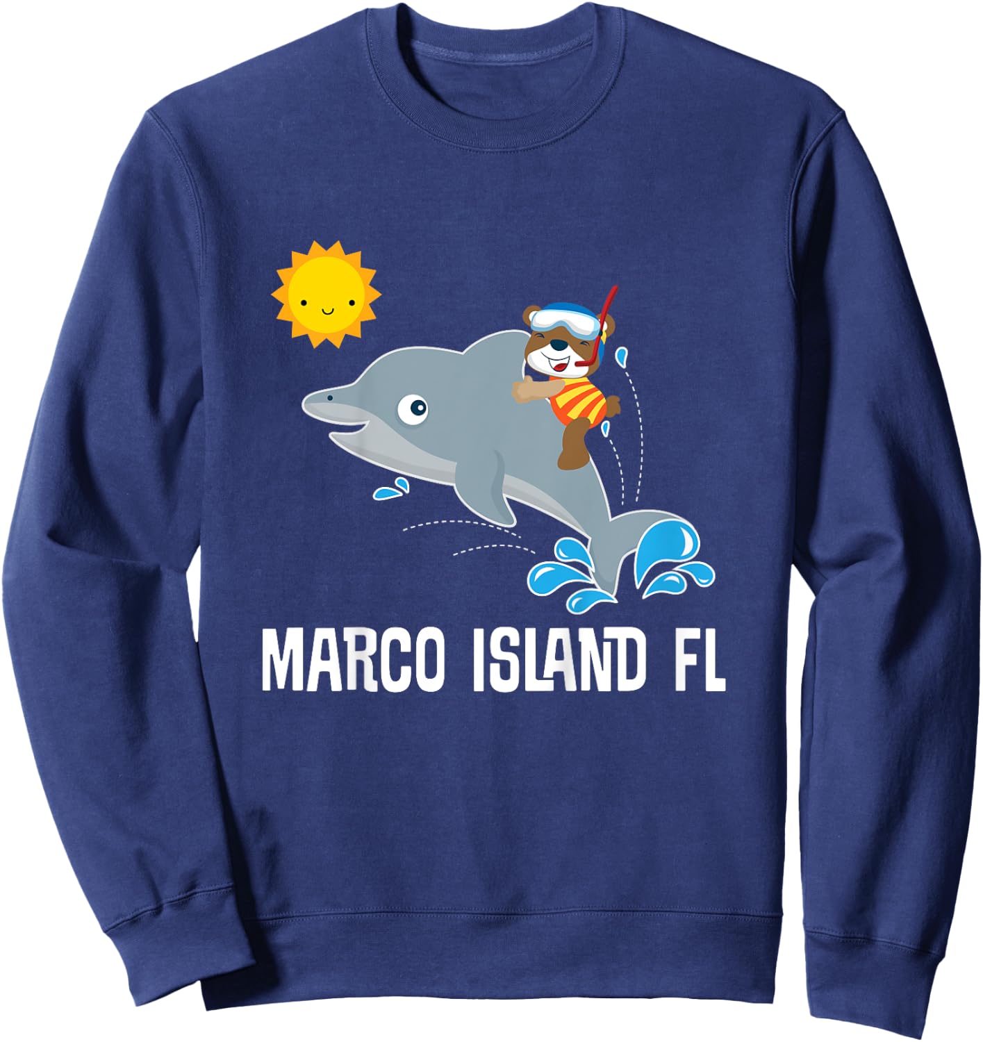 Marco Island Florida Travel Sweatshirt - Sweatshirt | Navy