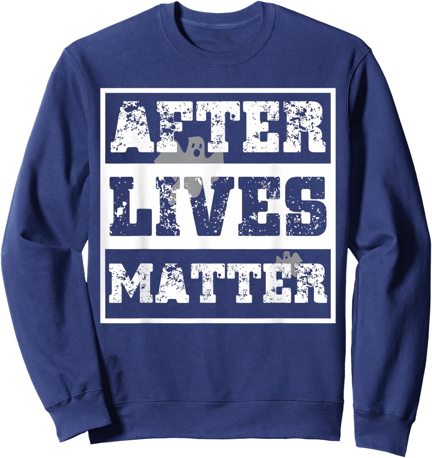 Ghost Hunting Paranormal Investigator Funny Ghost Hunter Sweatshirt - Sweatshirt | Navy