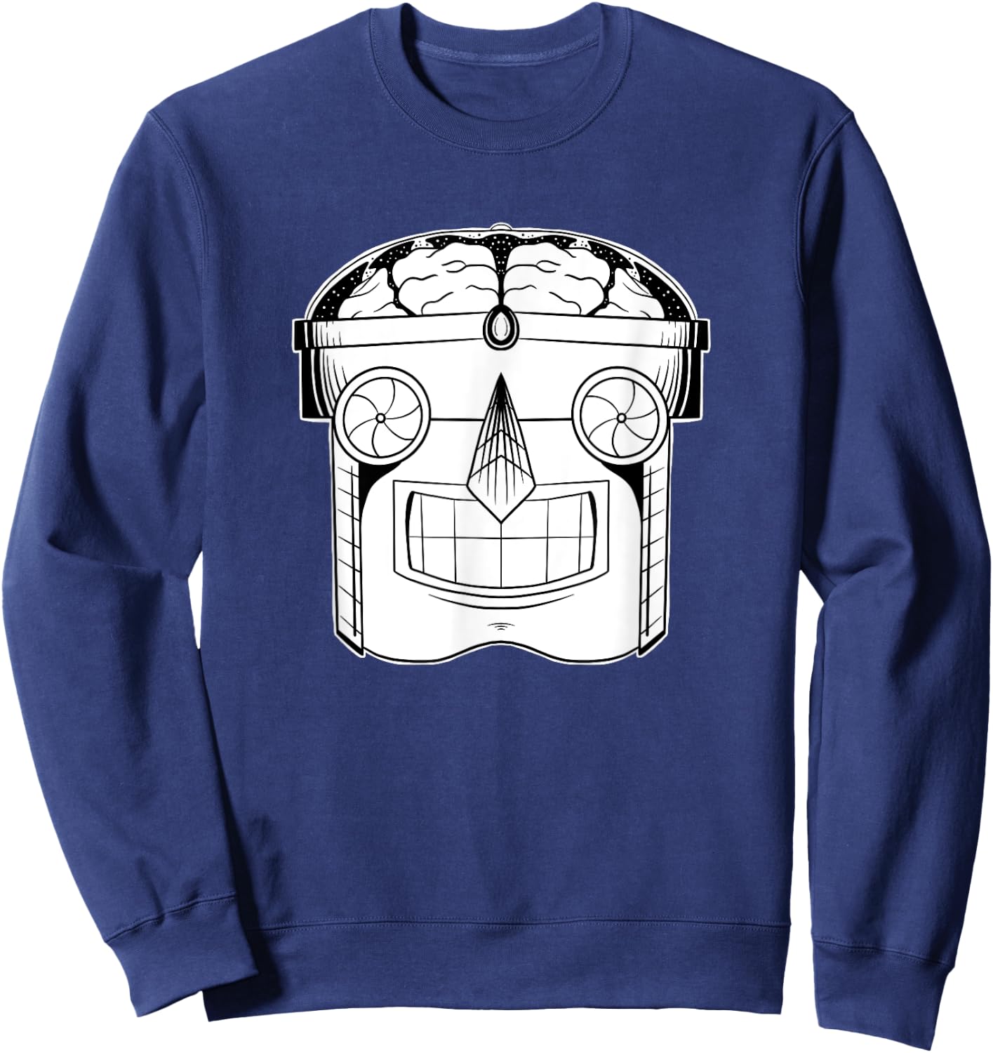 Creatures of Legend - Retro Robot Overlord Sweatshirt - Sweatshirt | Navy