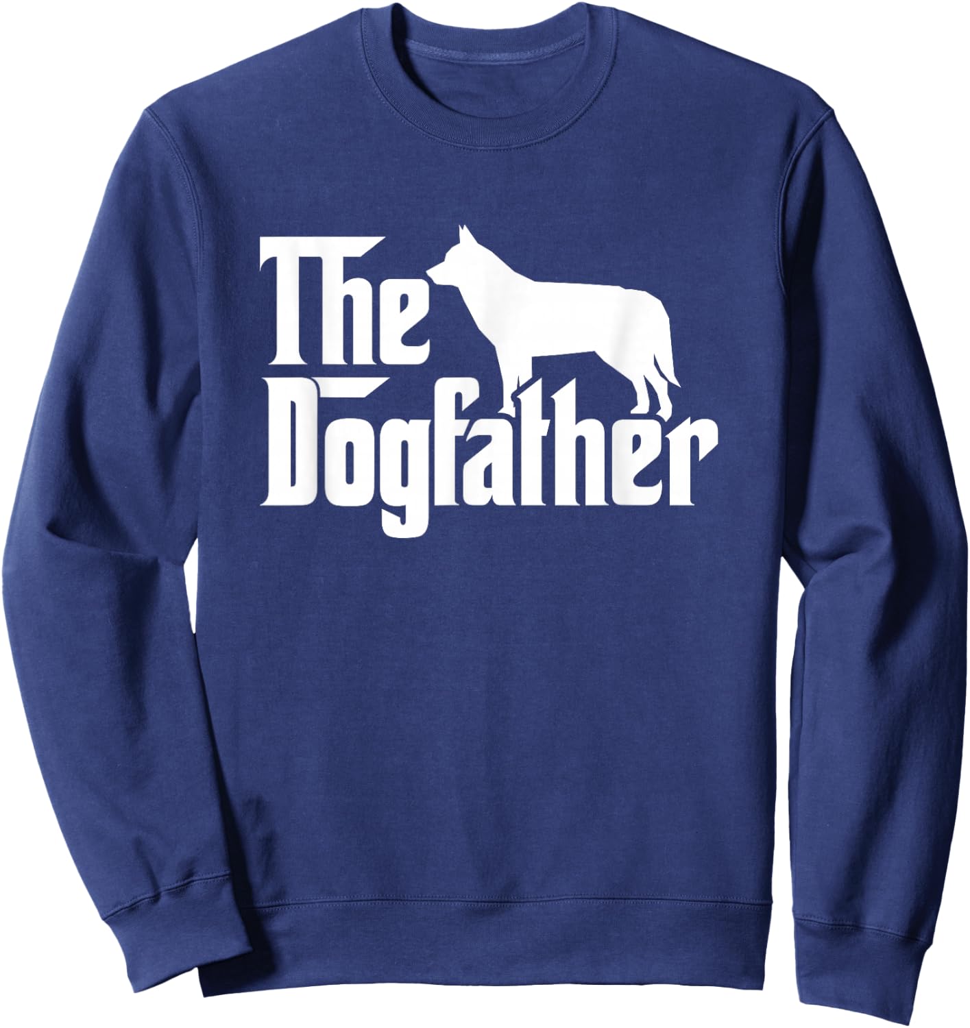 Siberian Husky The Dogfather Sweatshirt - Sweatshirt | Navy