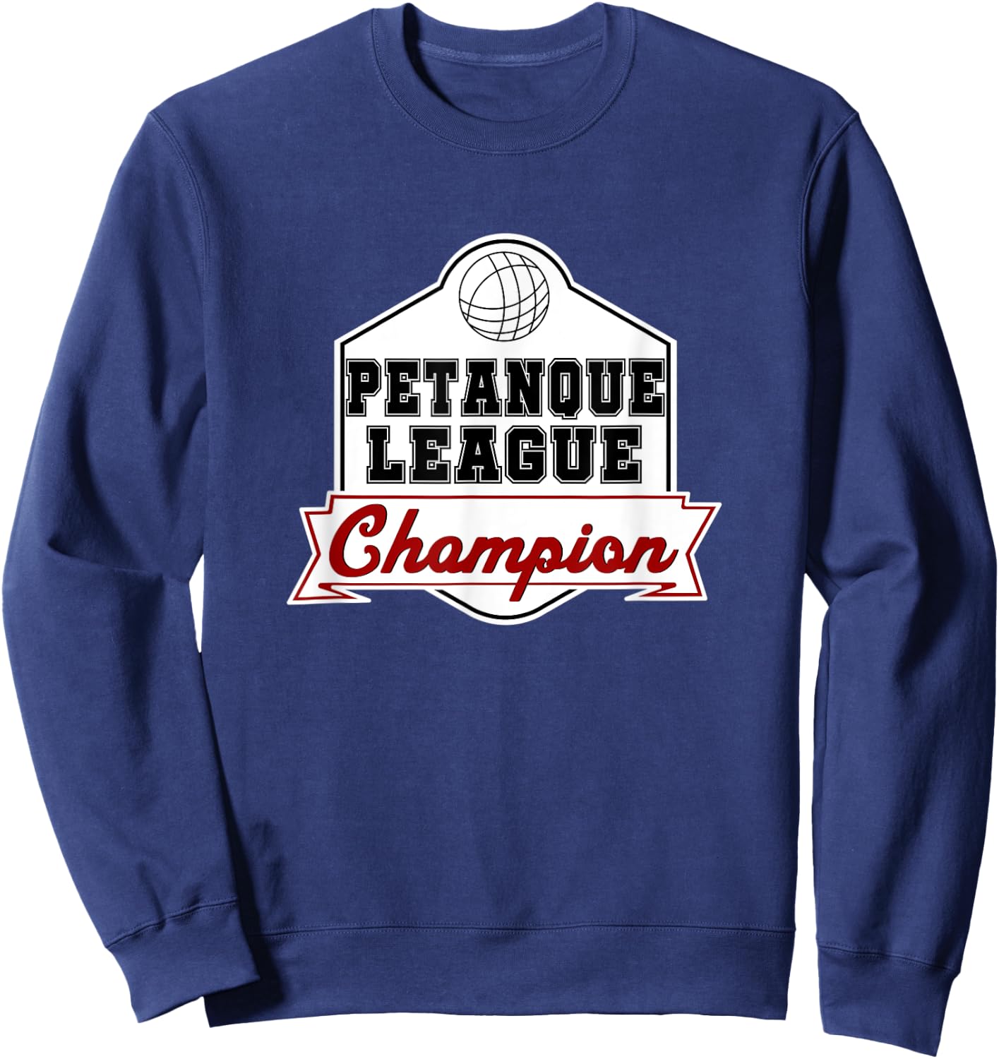 Petanque League Champion Boule Boccia Sweatshirt - Sweatshirt | Navy
