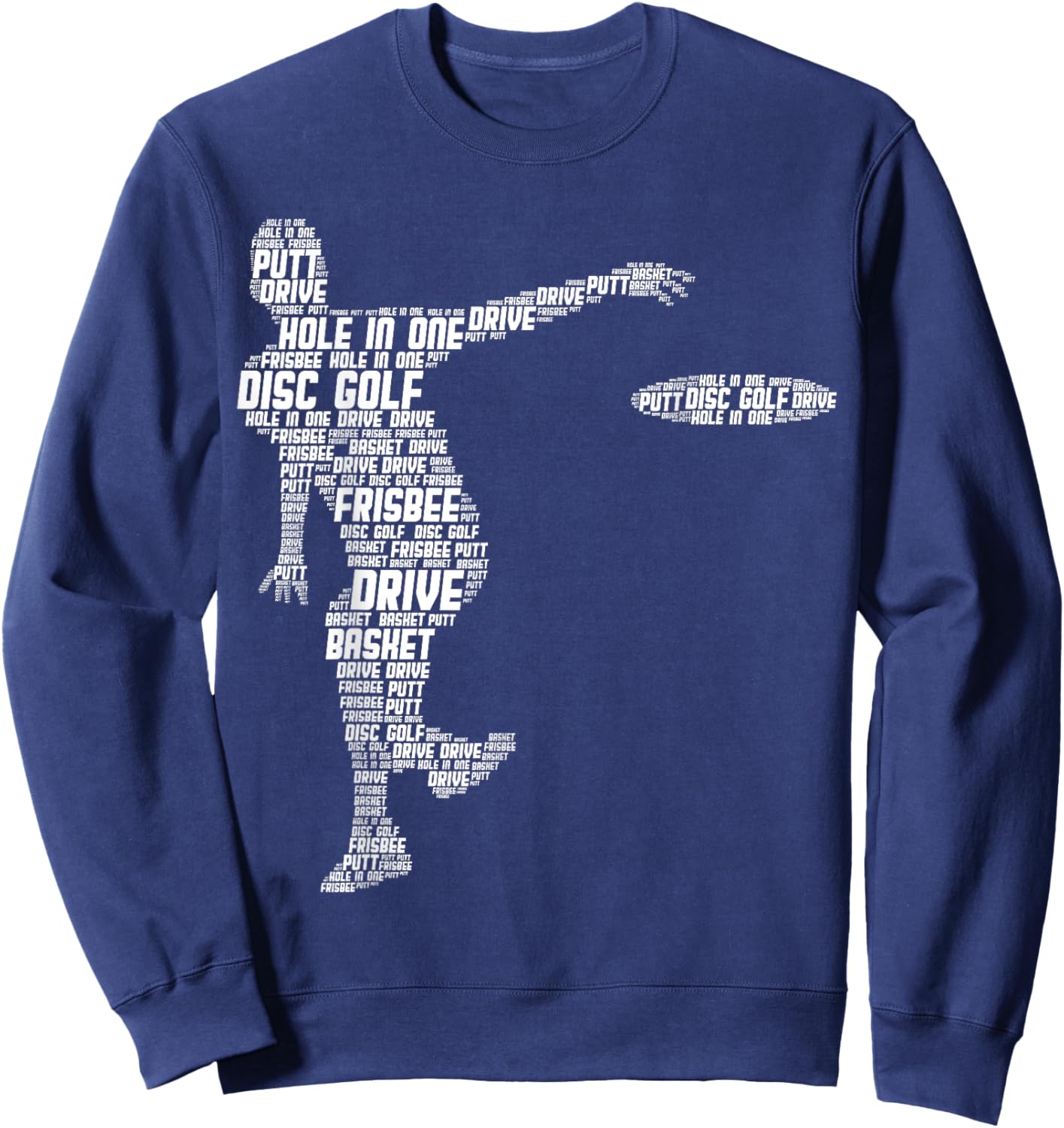 Disc Golf Frisbee Men Kids Sweatshirt - Sweatshirt | Navy