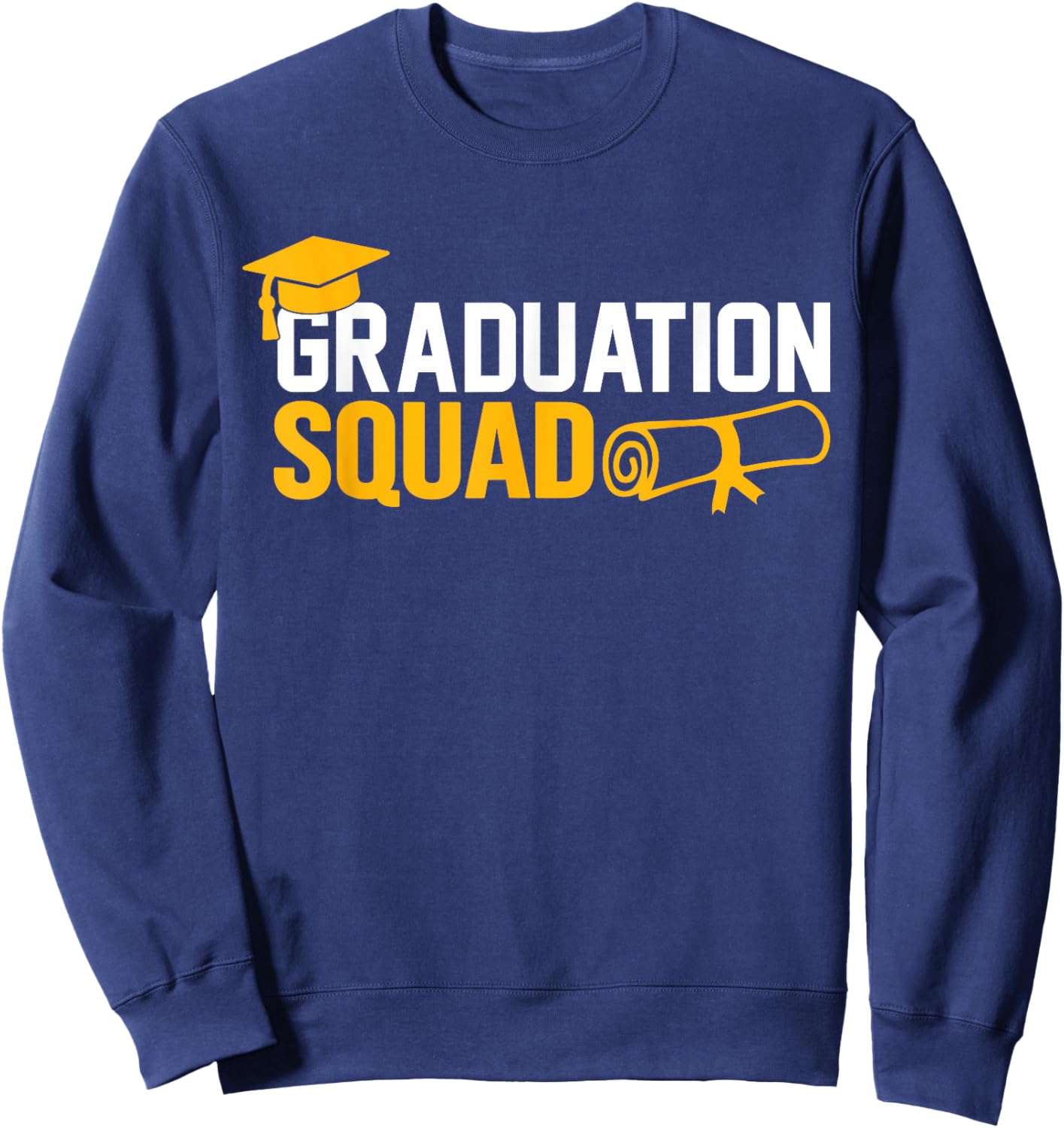 Graduation Squad Class Of 2026 Graduation Sweatshirt - Sweatshirt | Navy
