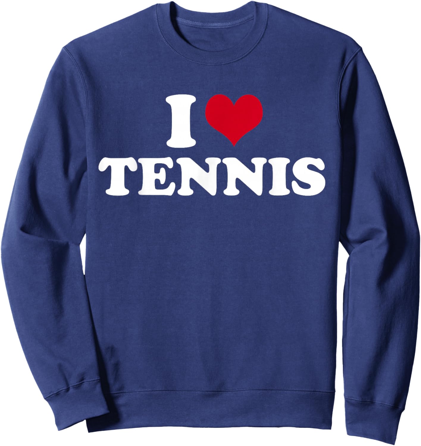 I Love Tennis Sweatshirt - Sweatshirt | Navy