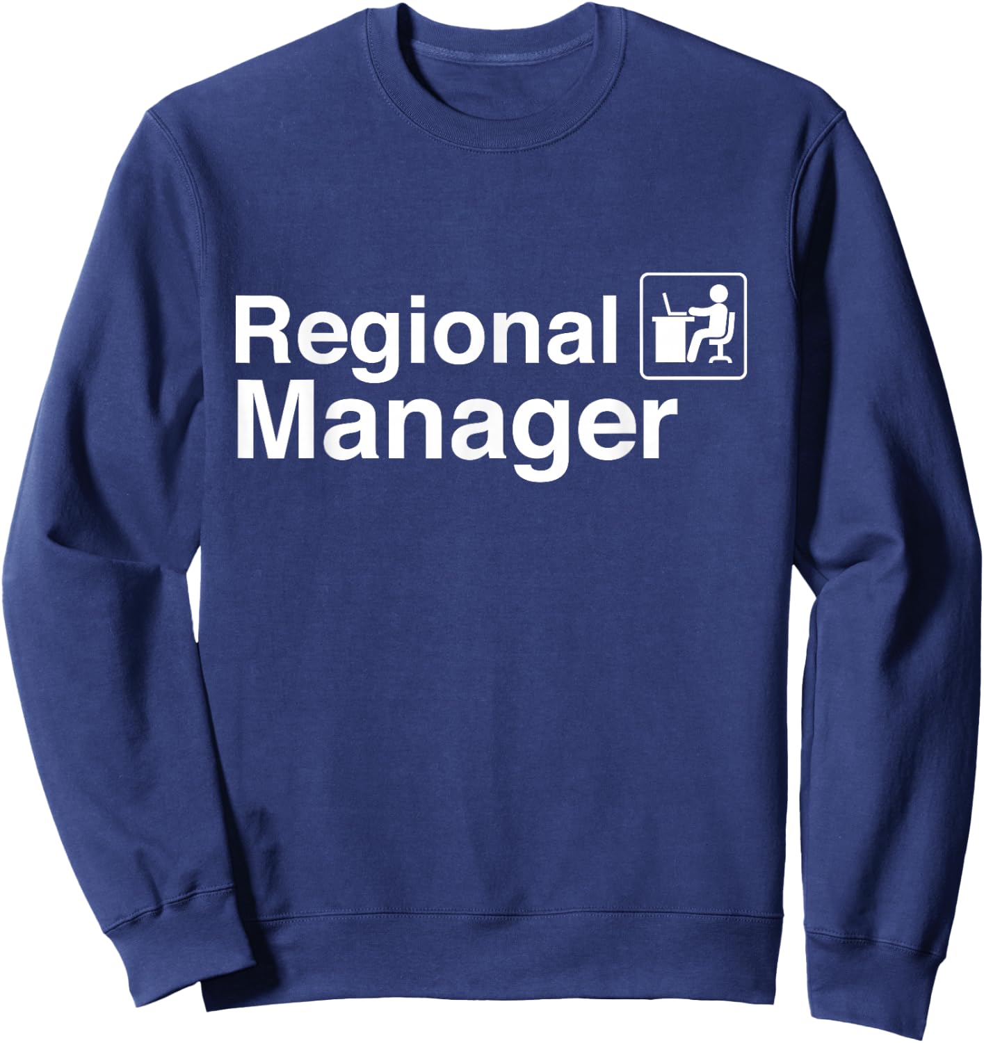 Funny Regional Manager Office Sweatshirt - Sweatshirt | Navy