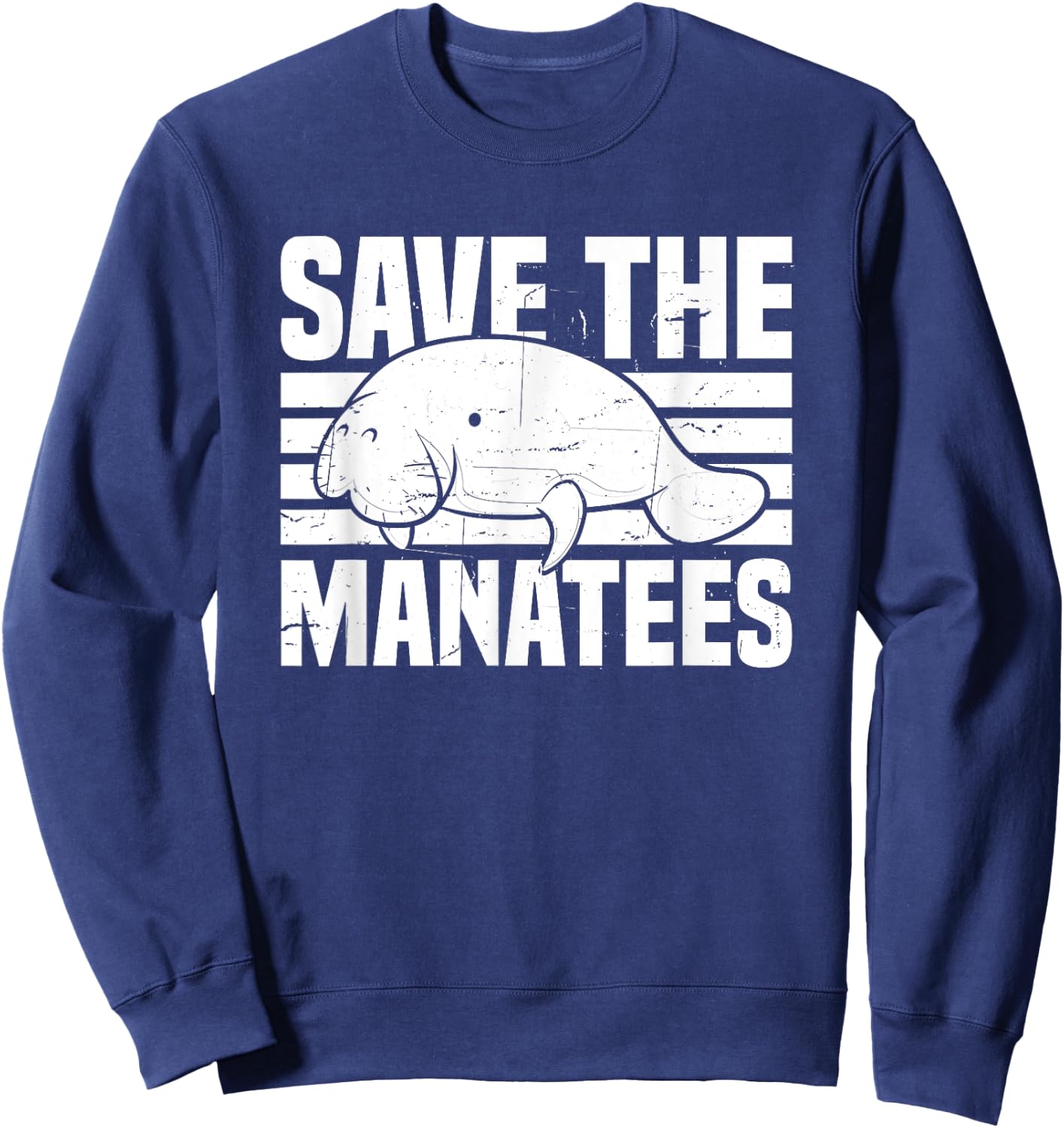 Save The Manatees Sweatshirt - Sweatshirt | Navy