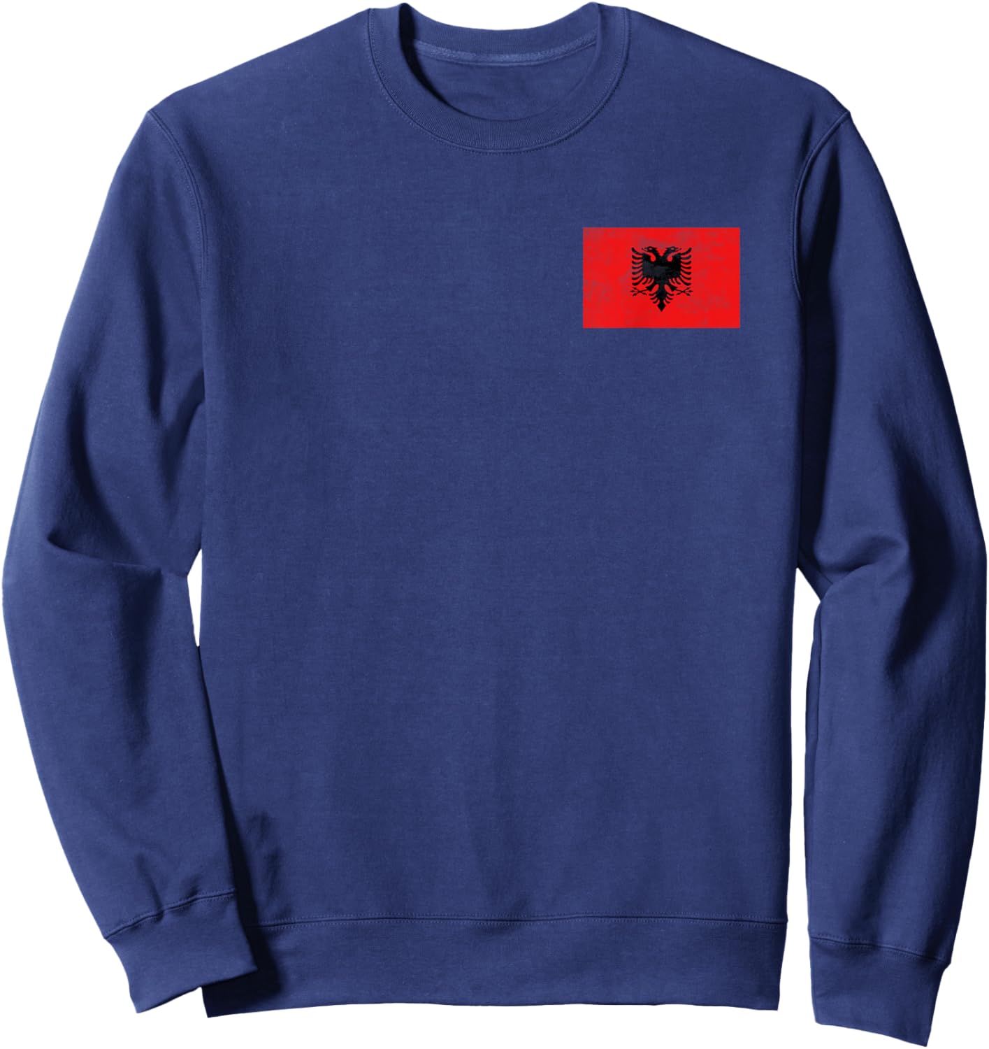 Albanien-Flaggen-Grafik für Männer, Frauen, Kinder Sweatshirt - Sweatshirt | Navy