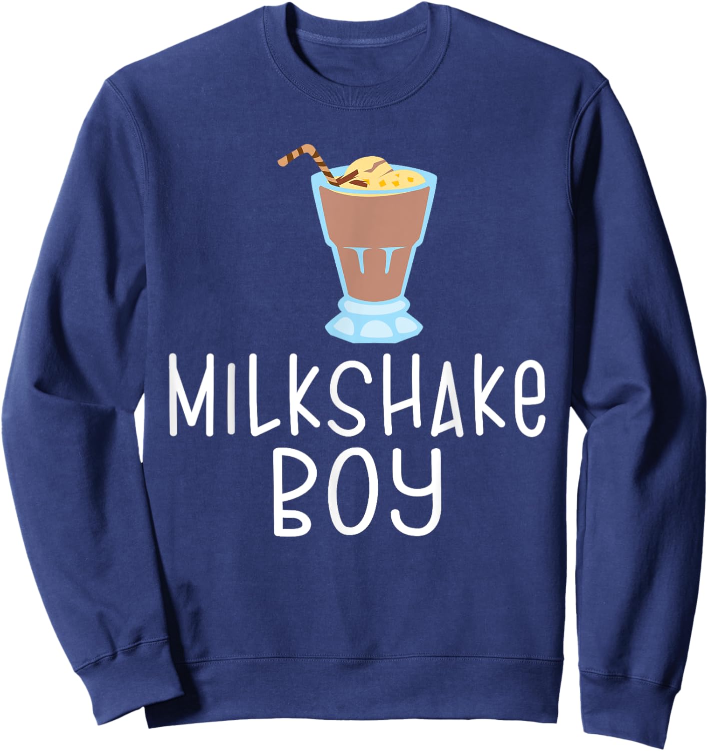 Milkshake Boy Milkshake Sweatshirt - Sweatshirt | Navy