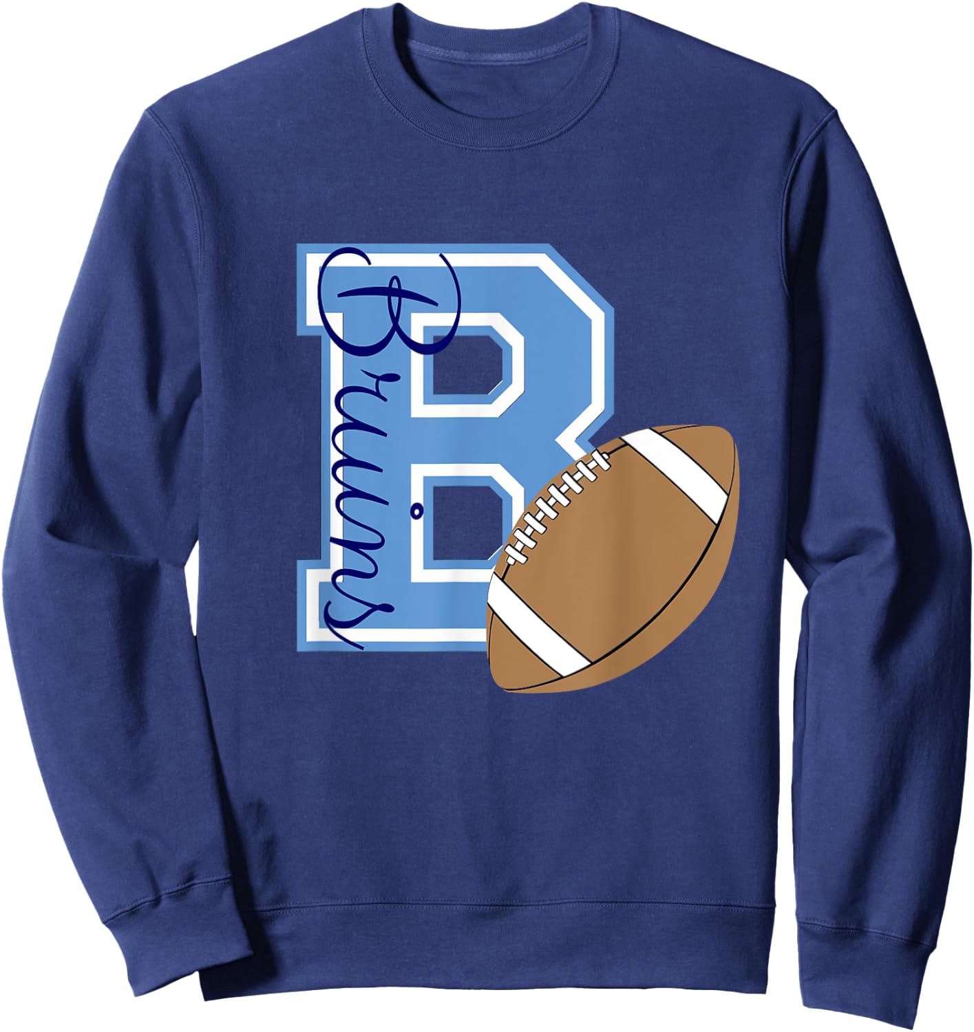 Bartlesville Bruins Football Sweatshirt - Sweatshirt | Navy