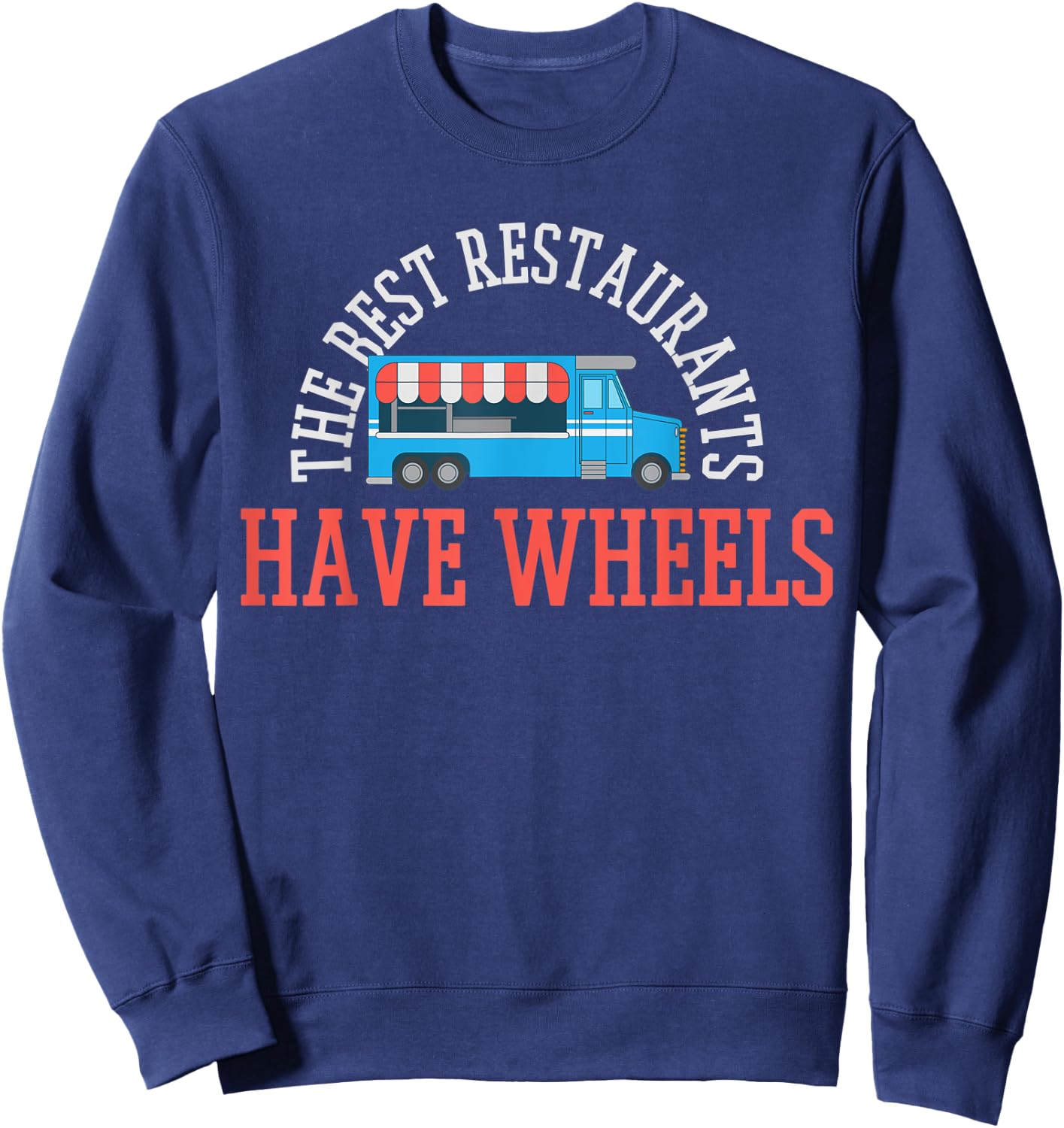 Food Truck Food Festival Sweatshirt - Sweatshirt | Navy