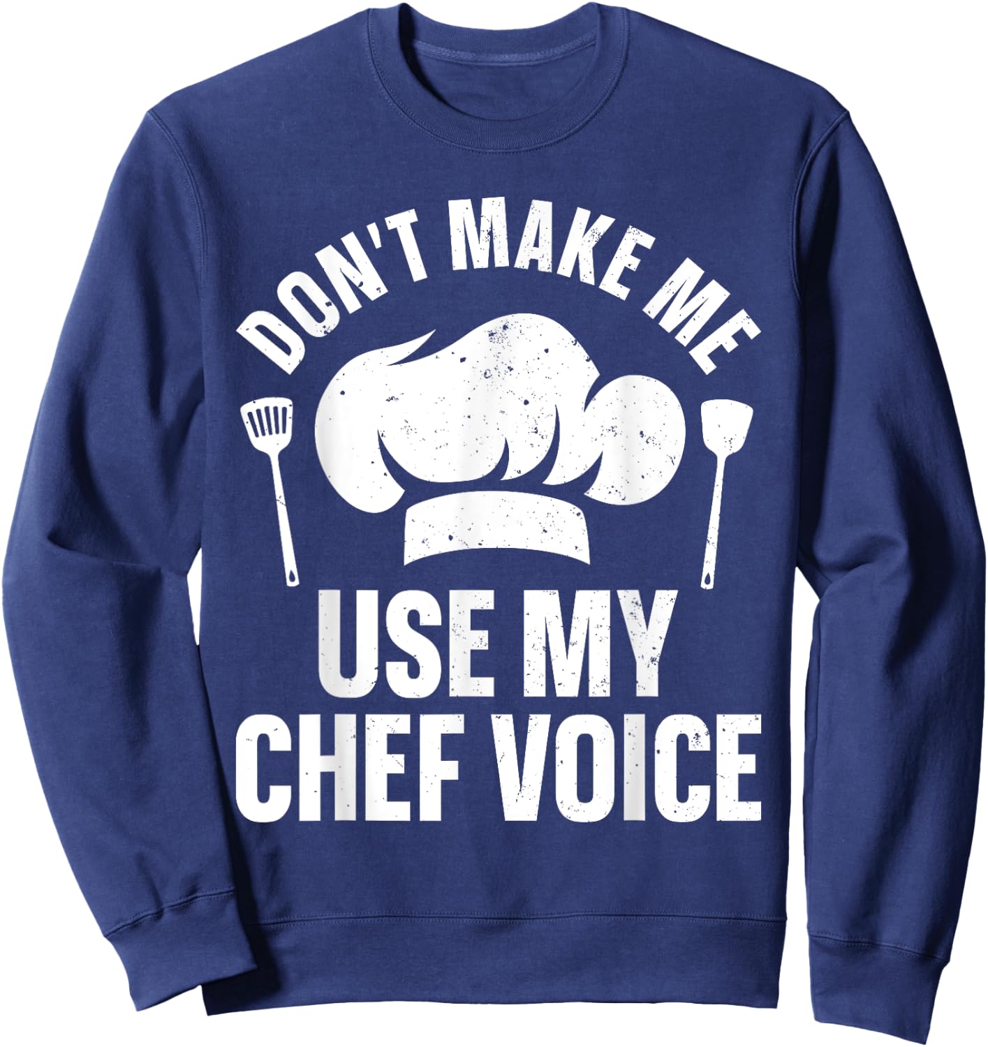 Funny Chef Design Women Cooking Lover Culinary Chef Sweatshirt - Sweatshirt | Navy