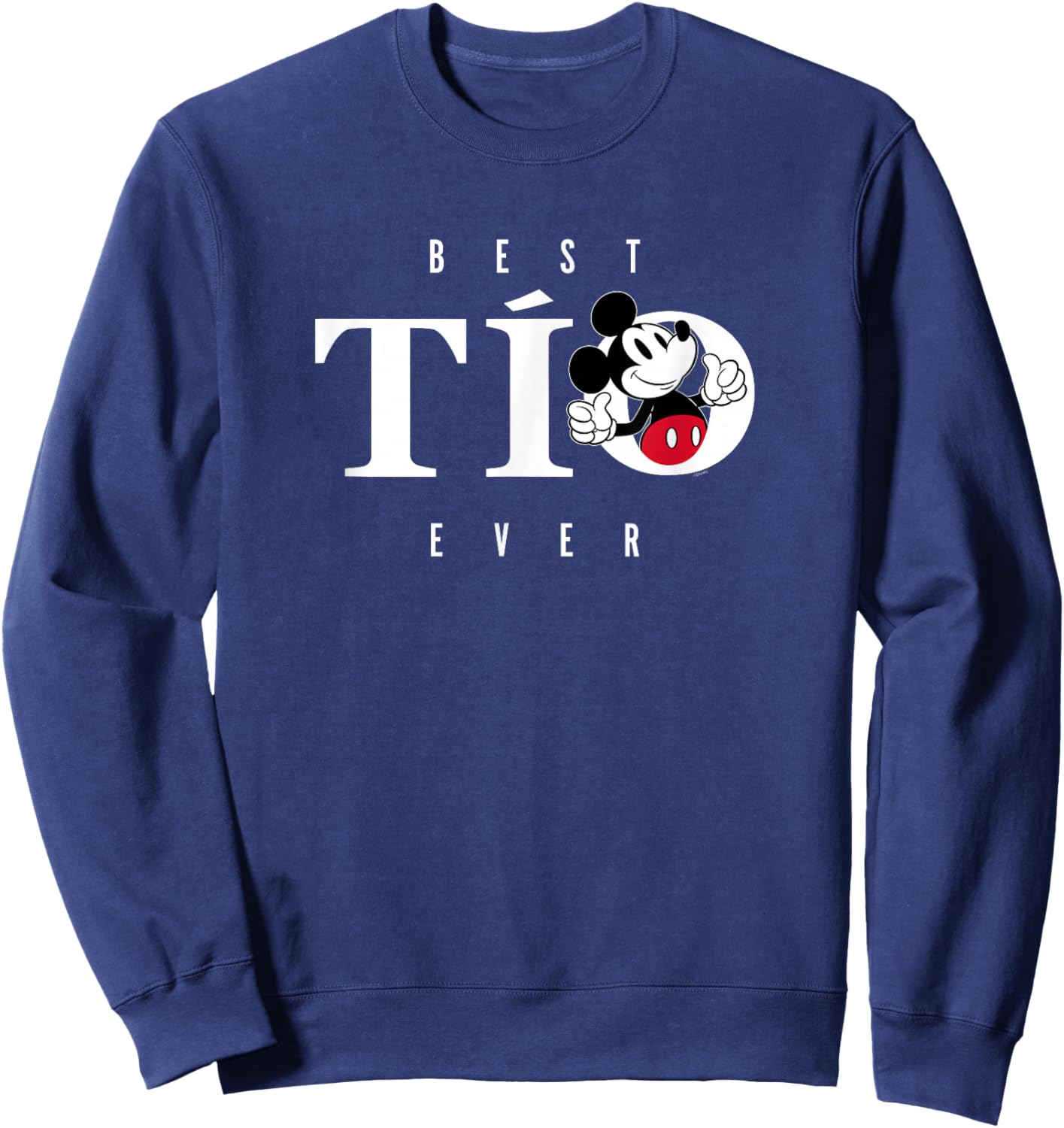 Disney Mickey Mouse Thumbs Up Best TIO Ever Father's Day Sweatshirt - Sweatshirt | Navy