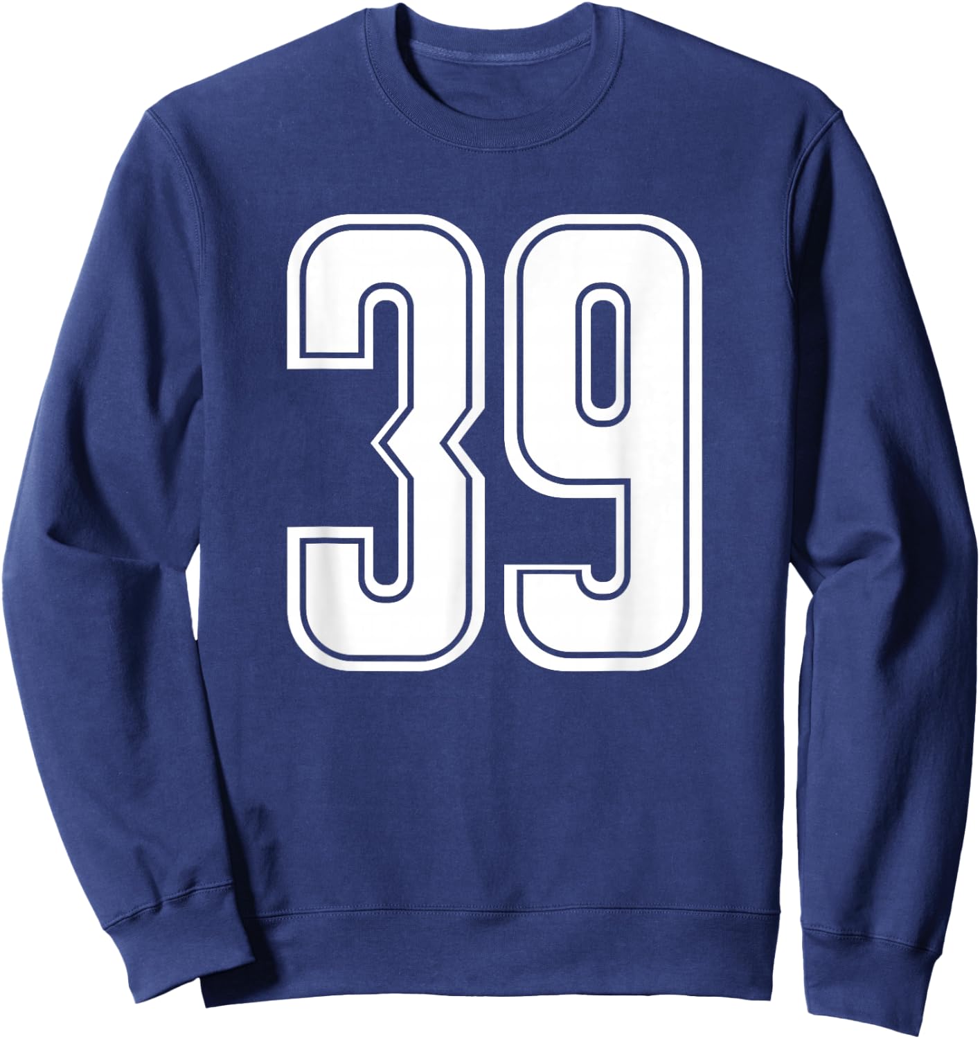 Sport Team Number #39 Sweatshirt - Sweatshirt | Navy