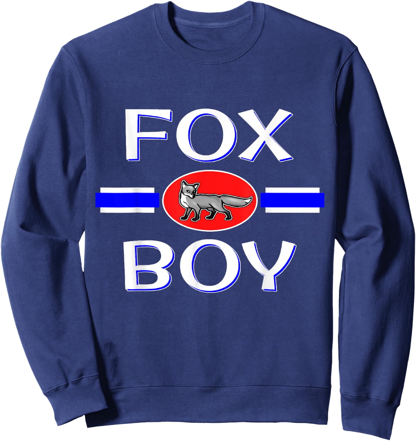 BDSM Fox Boy Gear, PetPlay Dom Sub Fetish, Cosplay Kink Gift Sweatshirt - Sweatshirt | Navy