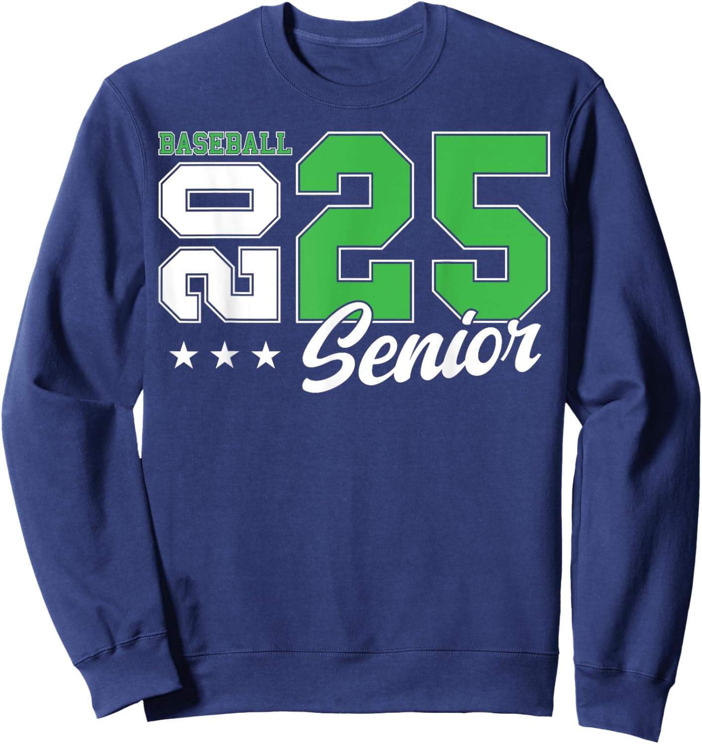 Baseball Senior Night Baseball Senior 2025 Graduation 61 Sweatshirt - Sweatshirt | Navy