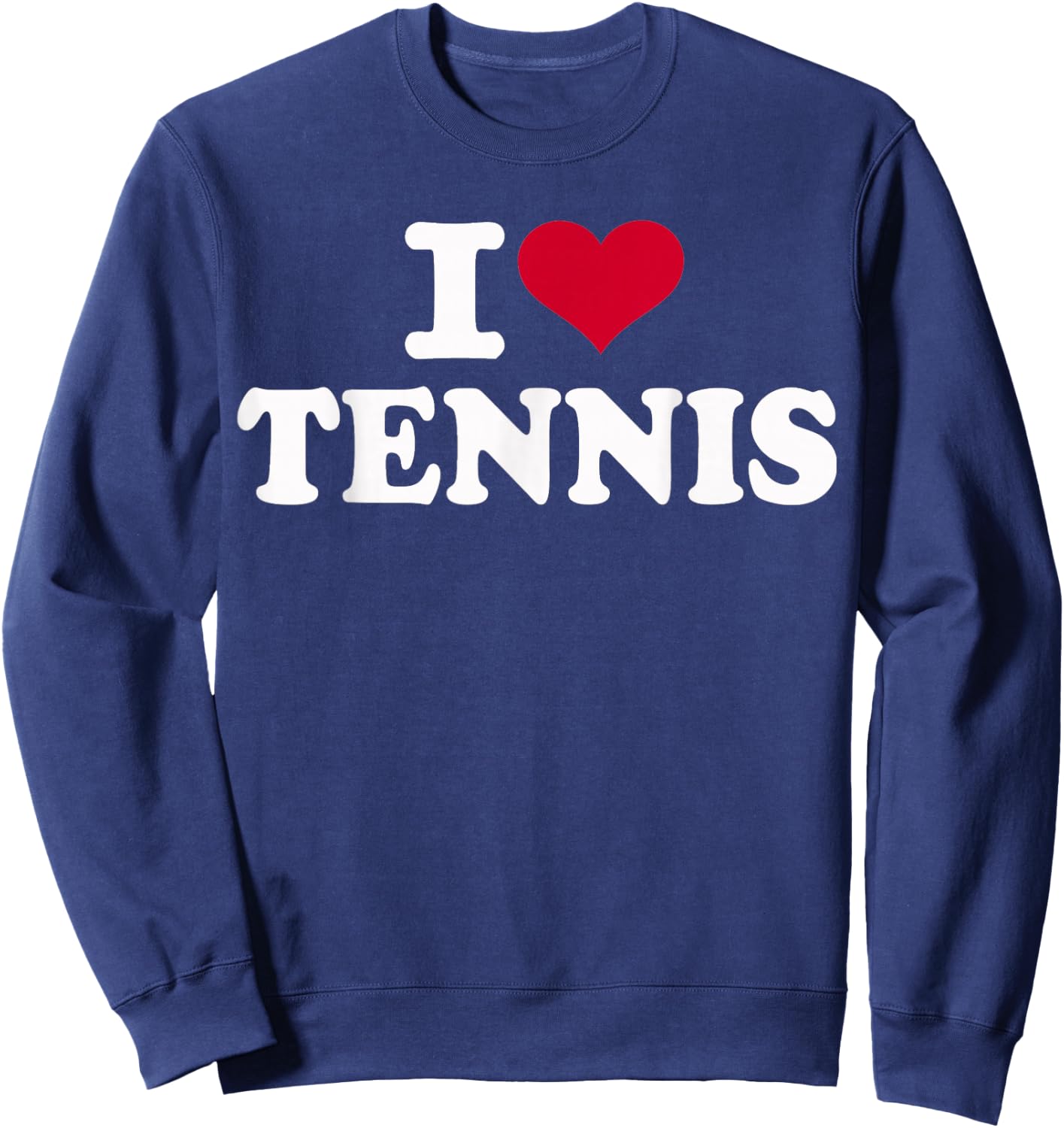 I Love Tennis Sweatshirt - Sweatshirt | Navy