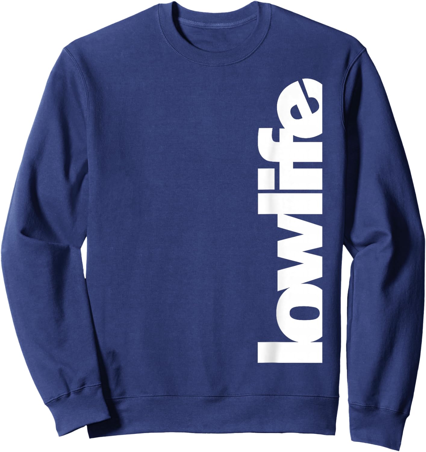 Lowlife Custom Car Speed Shop Lowrider Car Enthusiast Sweatshirt - Sweatshirt | Navy